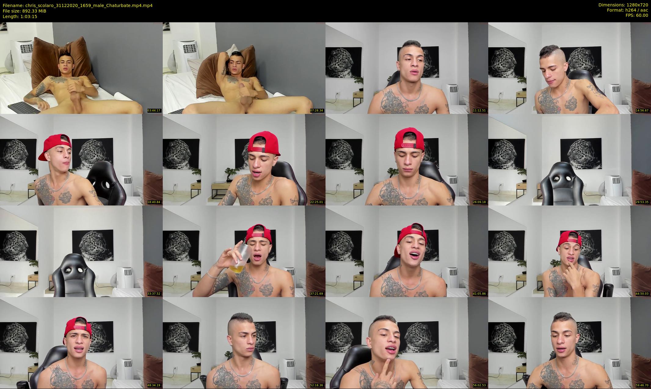 chris_scolaro — 64 minute Chaturbate male cam show recording, 720p, Dec 31, 2020