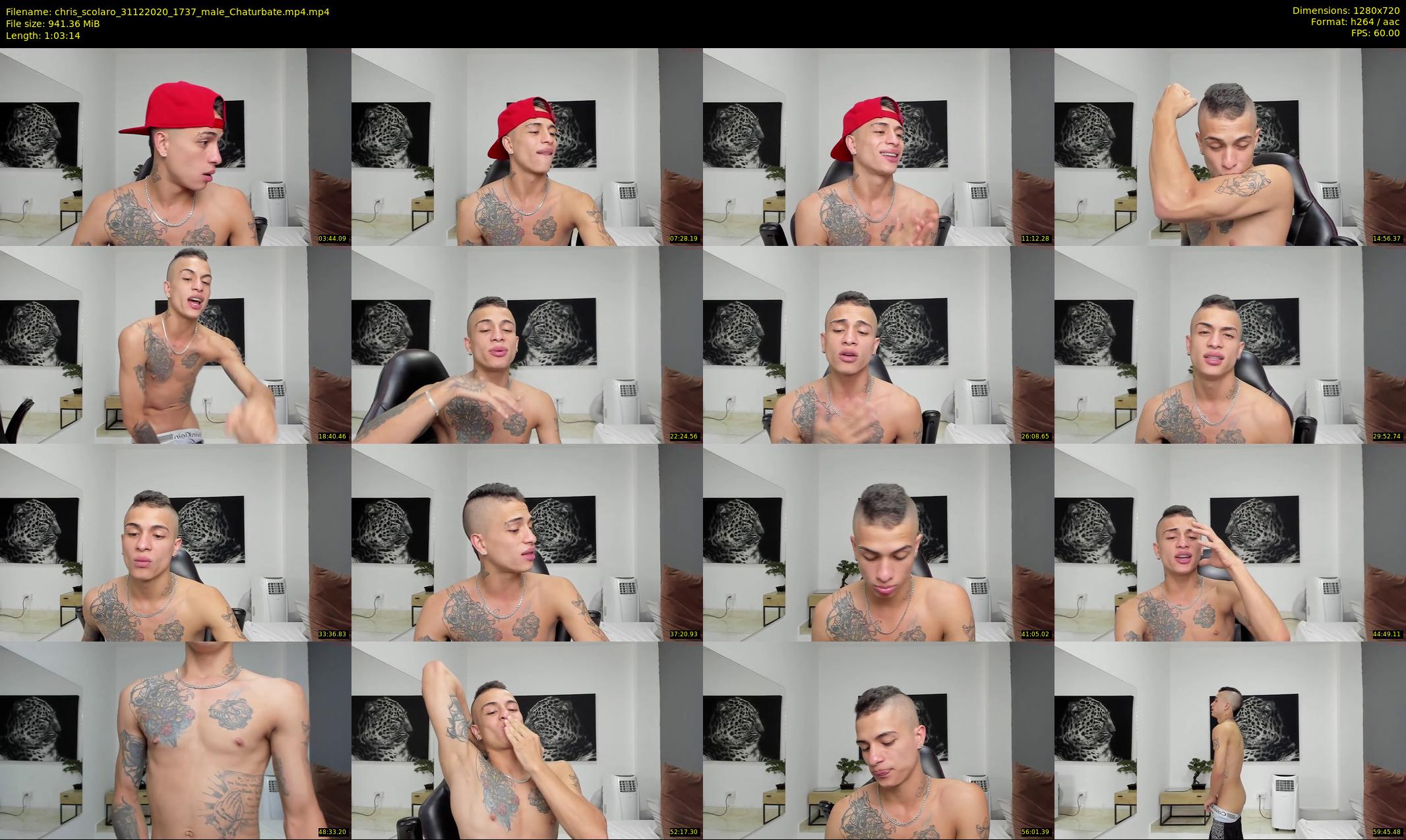 chris_scolaro — 64 minute Chaturbate male cam show recording, 720p, Dec 31, 2020