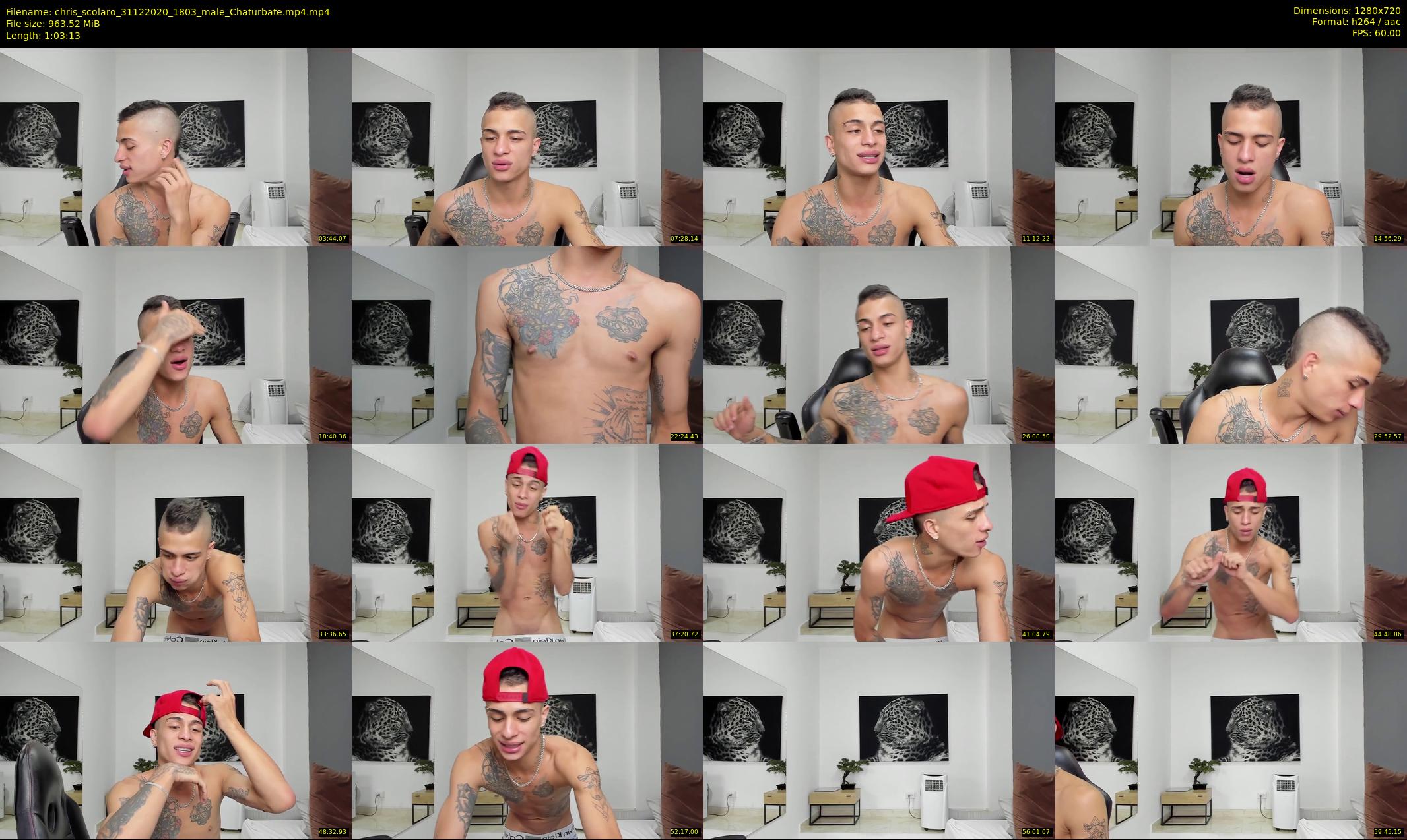 chris_scolaro — 64 minute Chaturbate male cam show recording, 720p, Dec 31, 2020