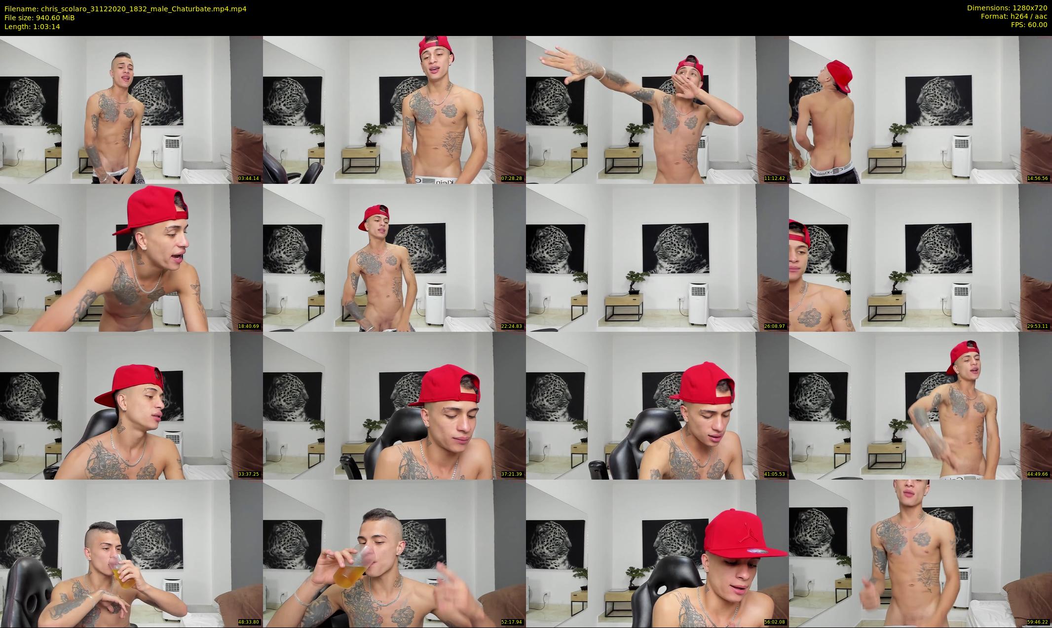 chris_scolaro — 64 minute Chaturbate male cam show recording, 720p, Dec 31, 2020