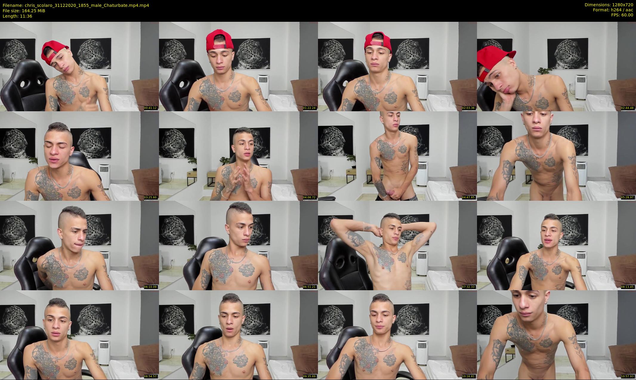chris_scolaro — 12 minute Chaturbate male cam show recording, 720p, Dec 31, 2020