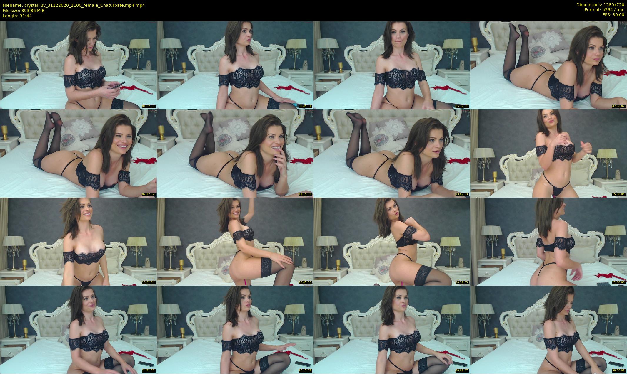 crystallluv — 32 minute Chaturbate female cam show recording, 720p, Dec 31, 2020