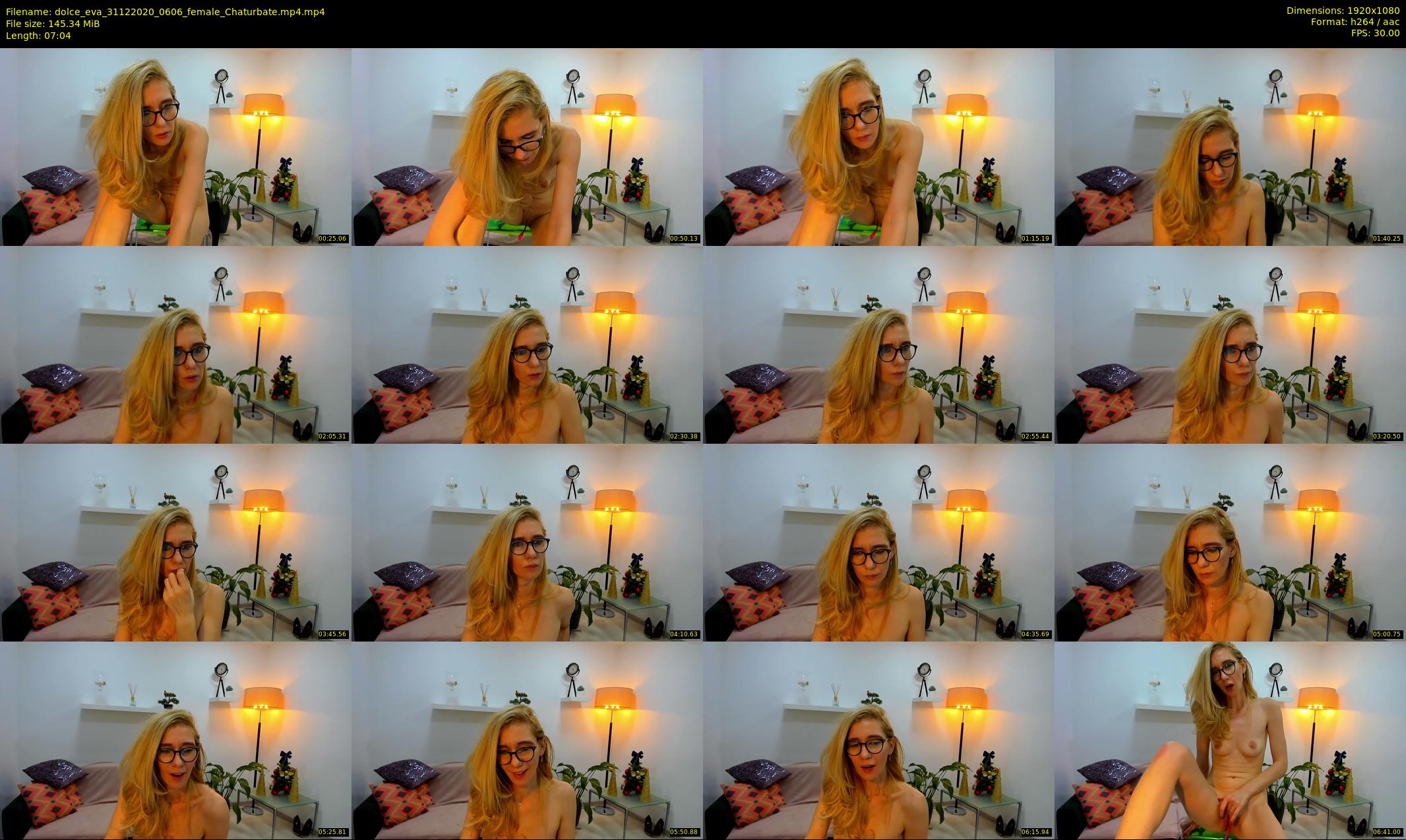 dolce_eva — 8 minute Chaturbate female cam show recording, 1080p, Dec 31, 2020