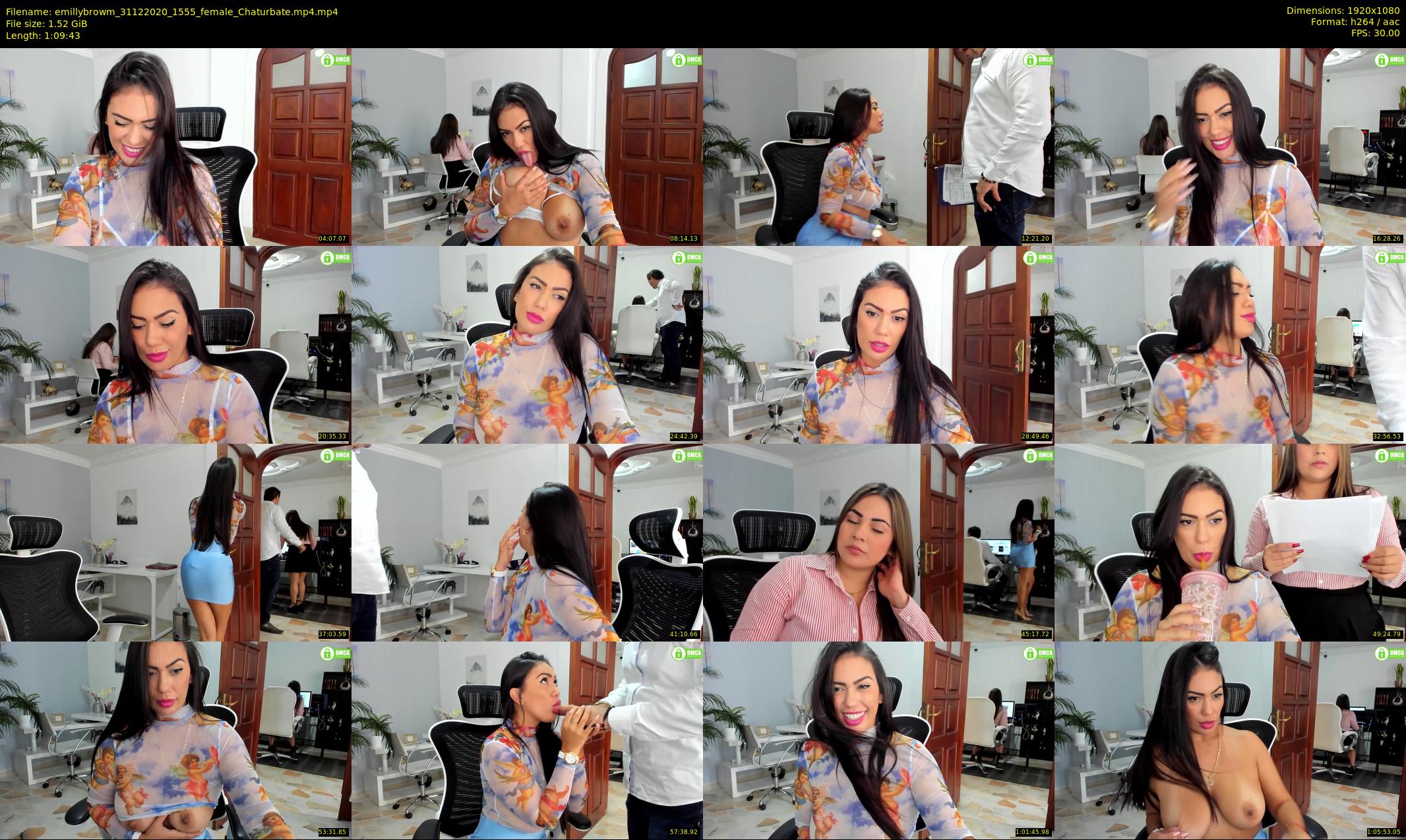 emillybrowm — 70 minute Chaturbate couple cam show recording, 1080p, Dec 31, 2020