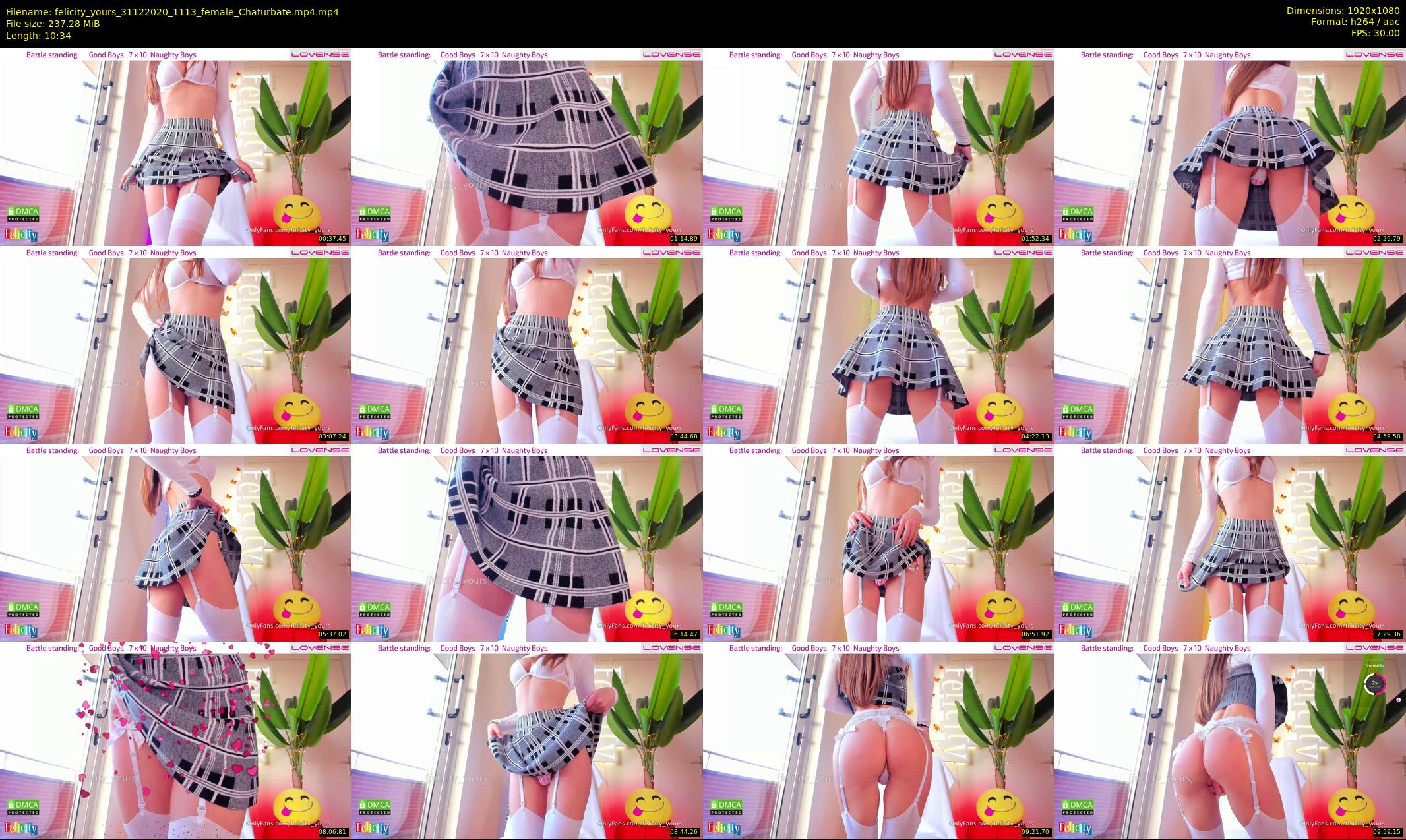 felicity_yours — 11 minute Chaturbate female cam show recording, 1080p, Dec 31, 2020