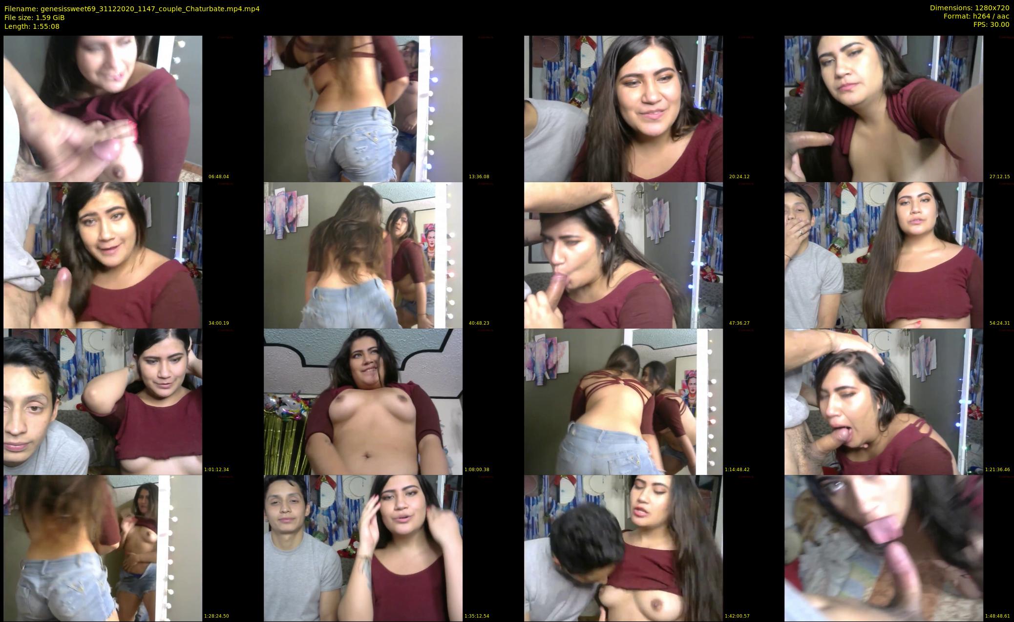 genesissweet69 — 116 minute Chaturbate couple cam show recording, 720p, Dec 31, 2020