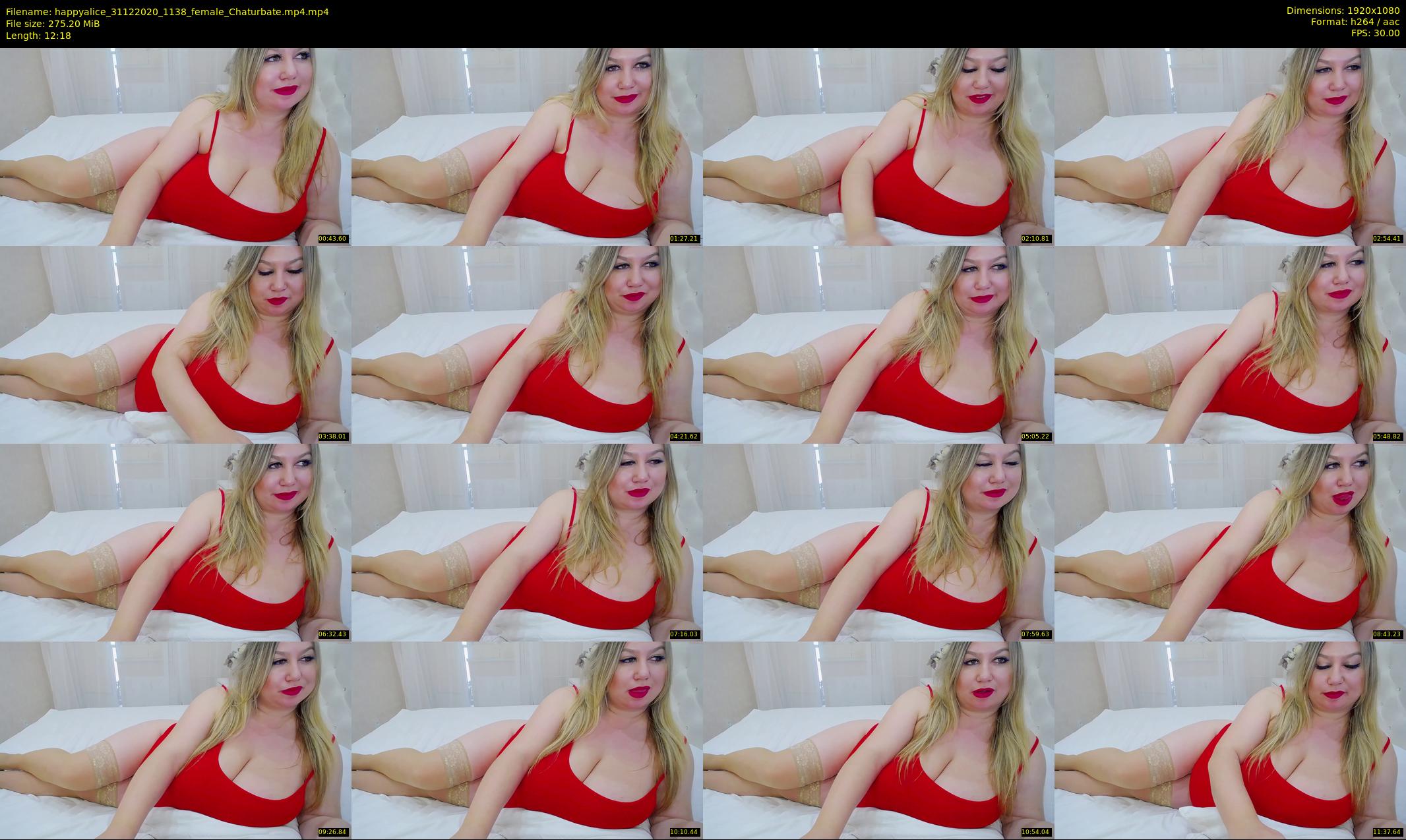happyalice — 13 minute Chaturbate female cam show recording, 1080p, Dec 31, 2020