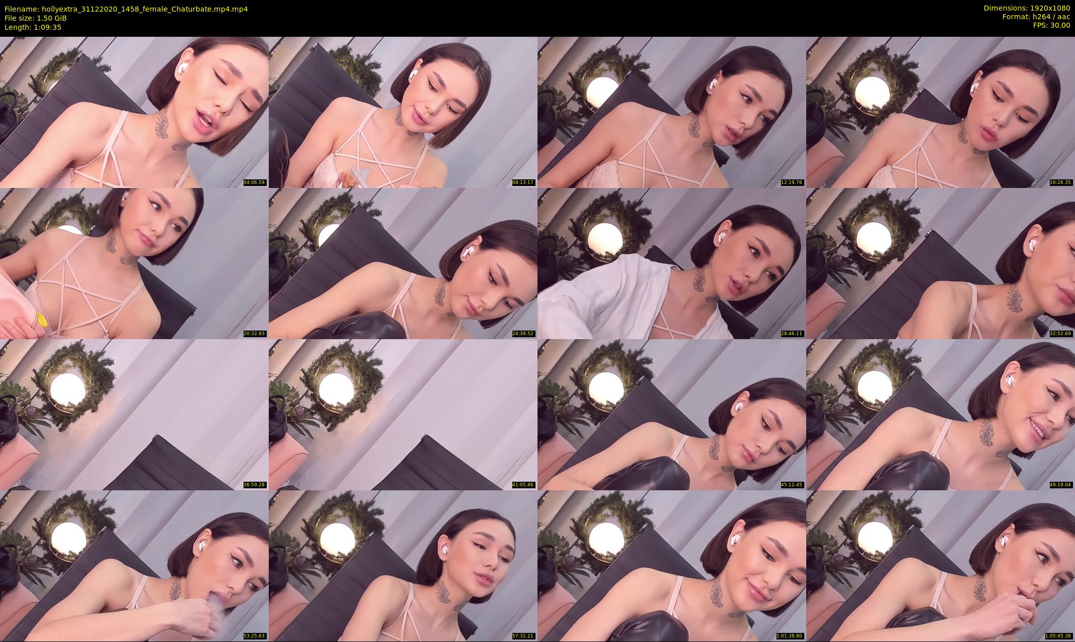 hollyextra — 70 minute Chaturbate female cam show recording, 1080p, Dec 31, 2020
