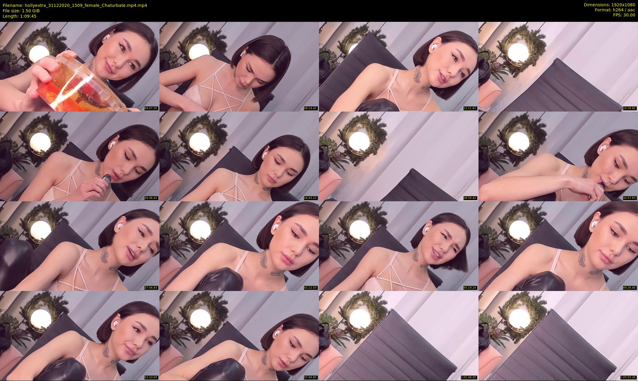 hollyextra — 70 minute Chaturbate female cam show recording, 1080p, Dec 31, 2020