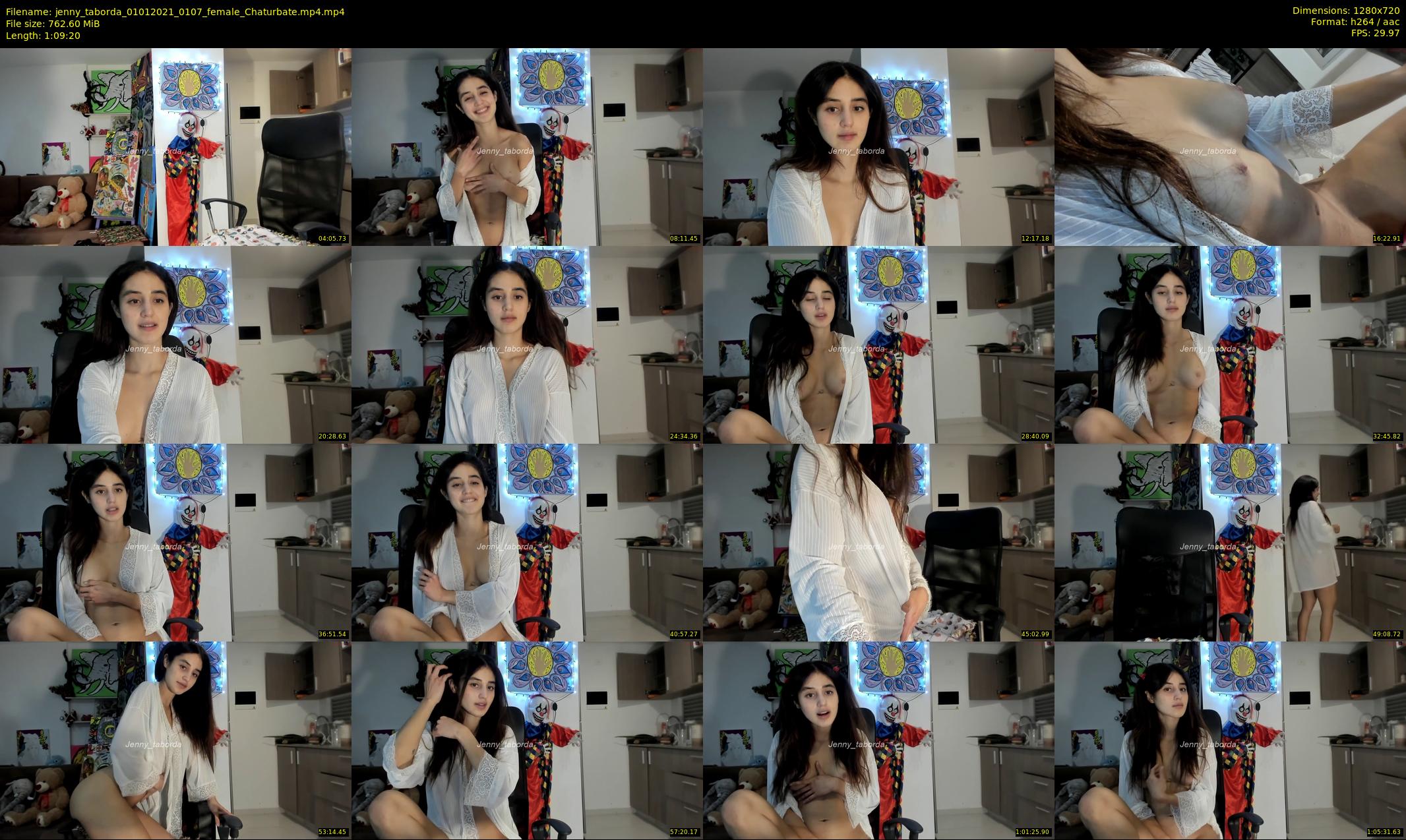 jenny_taborda — 70 minute Chaturbate female cam show recording, 720p, Jan 1, 2021