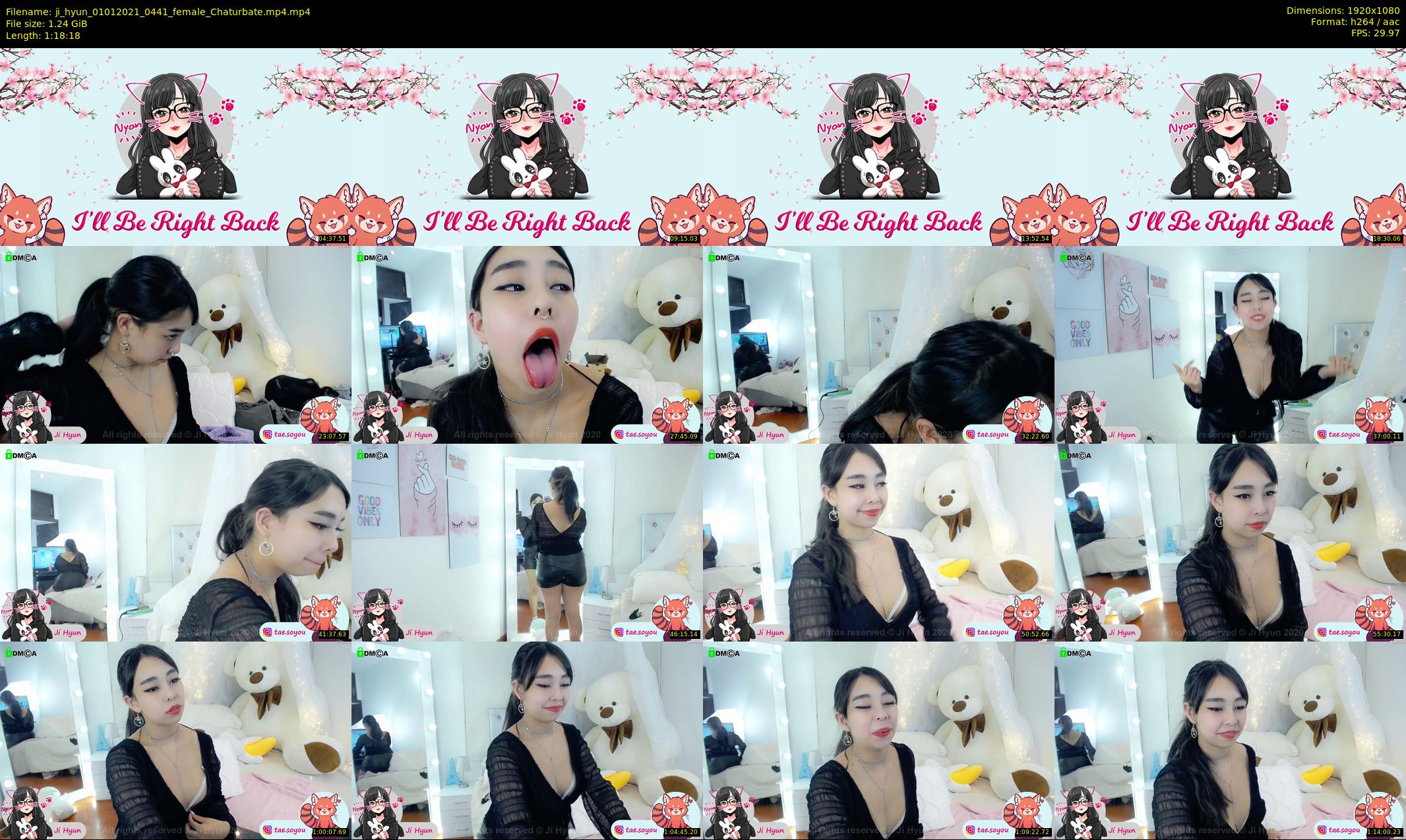 ji_hyun — 79 minute Chaturbate female cam show recording, 1080p, Jan 1, 2021