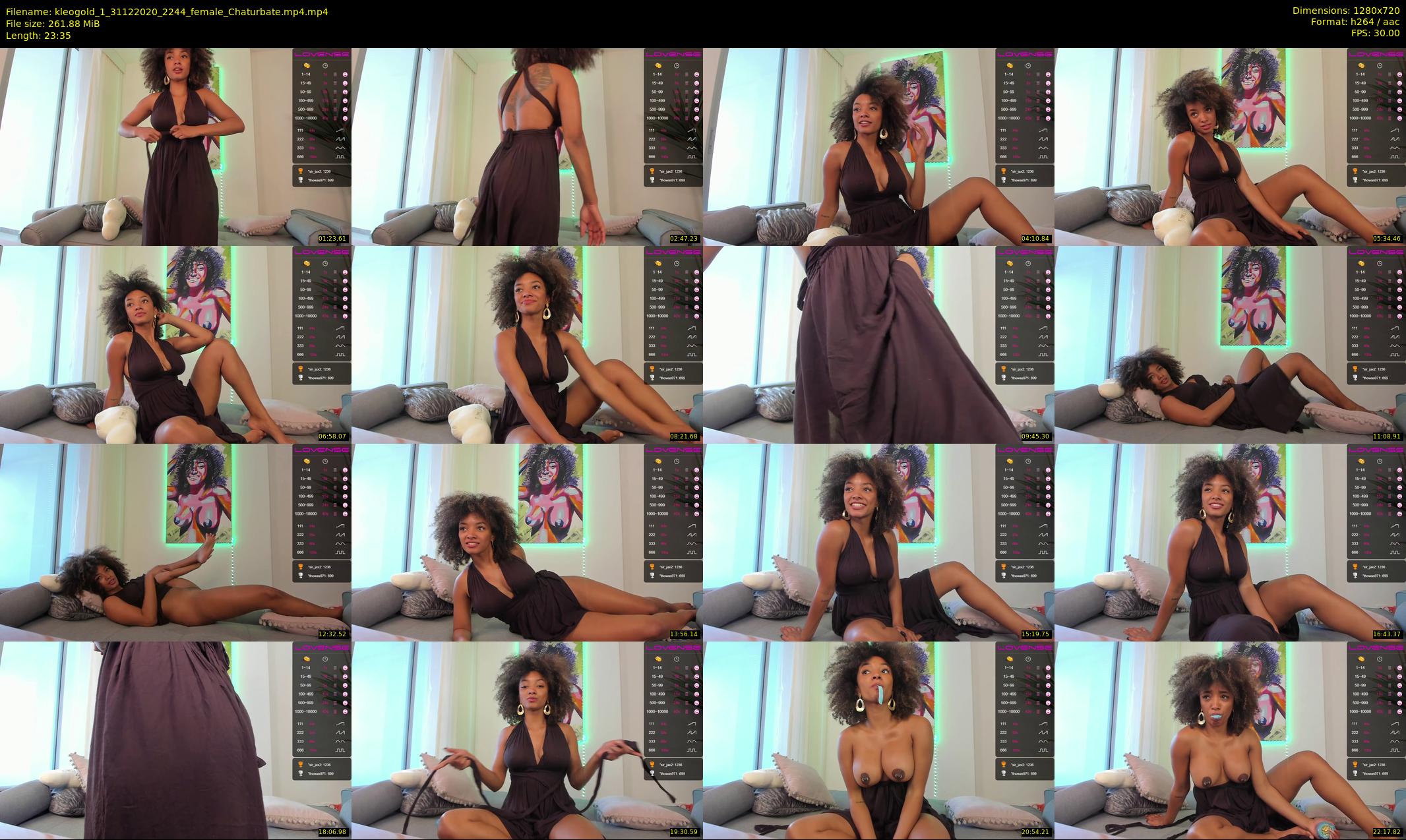 kleogold_1 — 24 minute Chaturbate female cam show recording, 720p, Dec 31, 2020