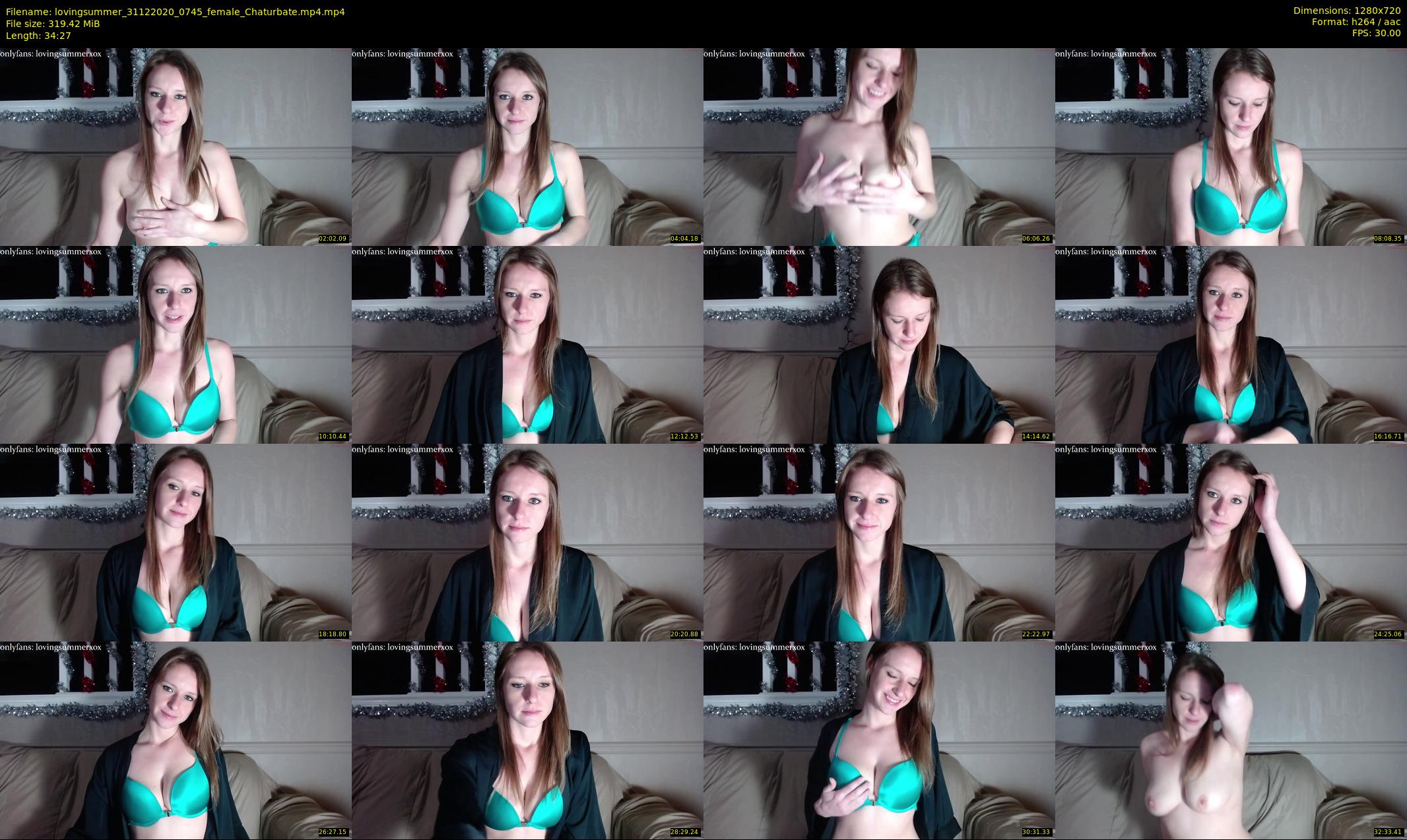 lovingsummer — 35 minute Chaturbate female cam show recording, 720p, Dec 31, 2020