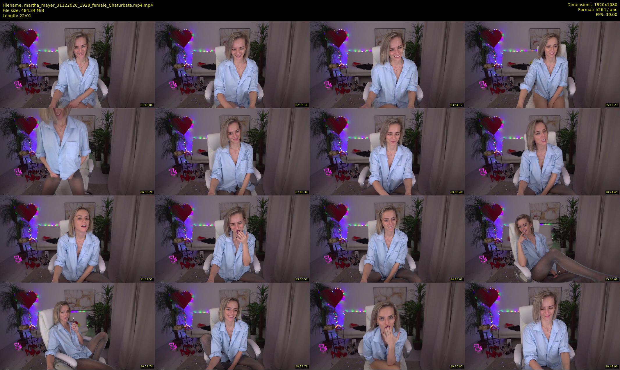 martha_mayer — 23 minute Chaturbate female cam show recording, 1080p, Dec 31, 2020