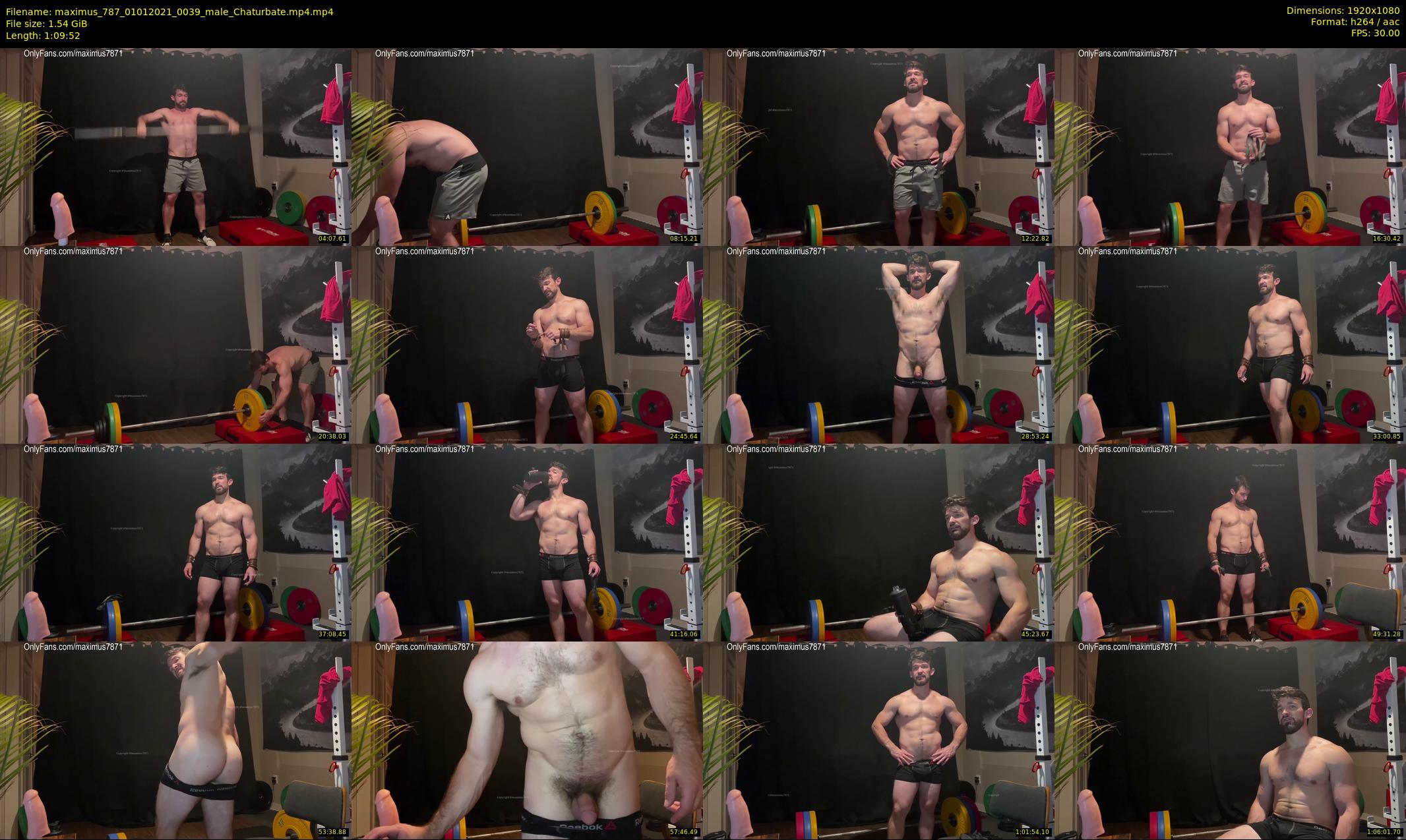 maximus_787 — 70 minute Chaturbate male cam show recording, 1080p, Jan 1, 2021
