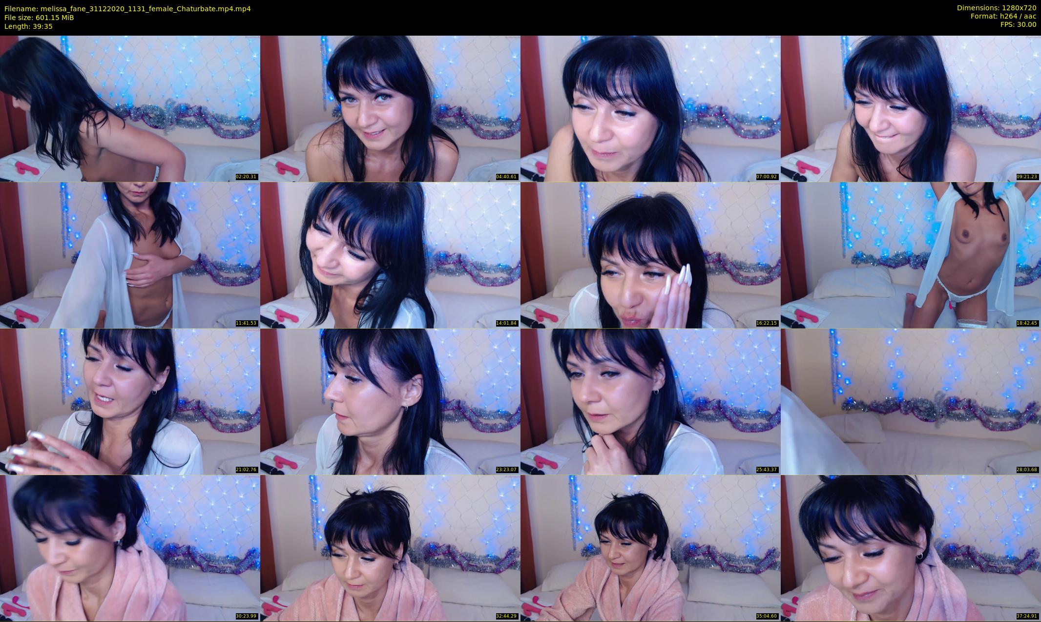 melissa_fane — 40 minute Chaturbate female cam show recording, 720p, Dec 31, 2020