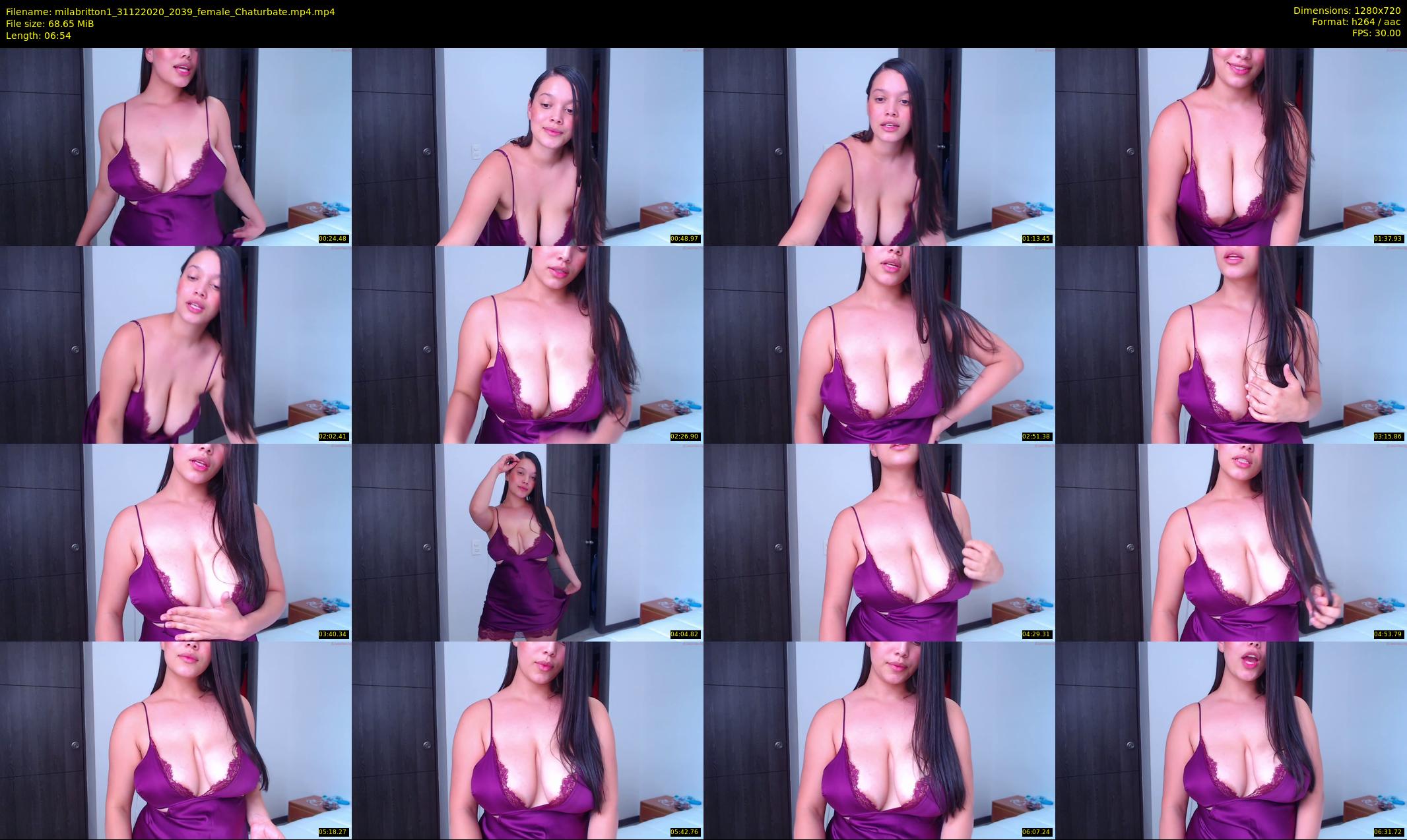 milabritton1 — 7 minute Chaturbate female cam show recording, 720p, Dec 31, 2020