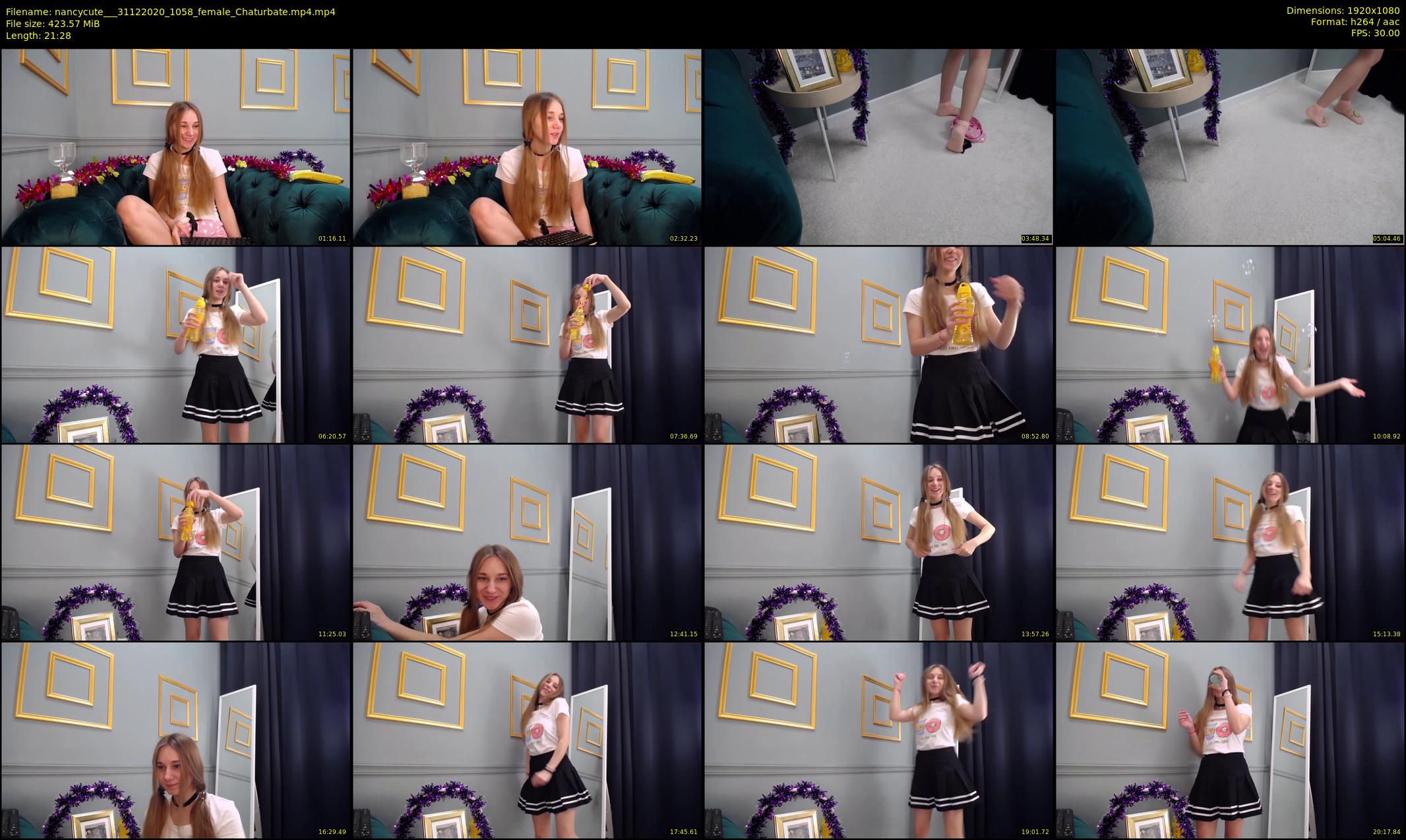 nancycute__ — 22 minute Chaturbate female cam show recording, 1080p, Dec 31, 2020