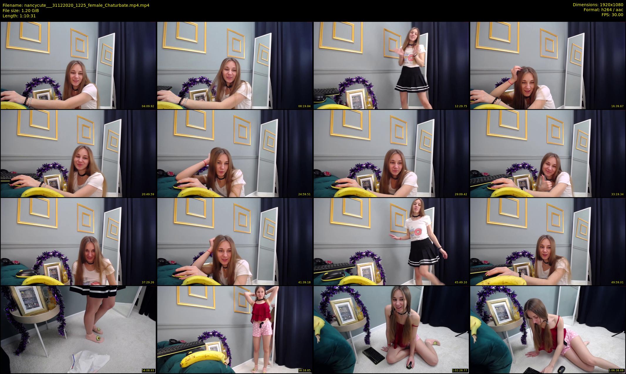 nancycute__ — 71 minute Chaturbate female cam show recording, 1080p, Dec 31, 2020