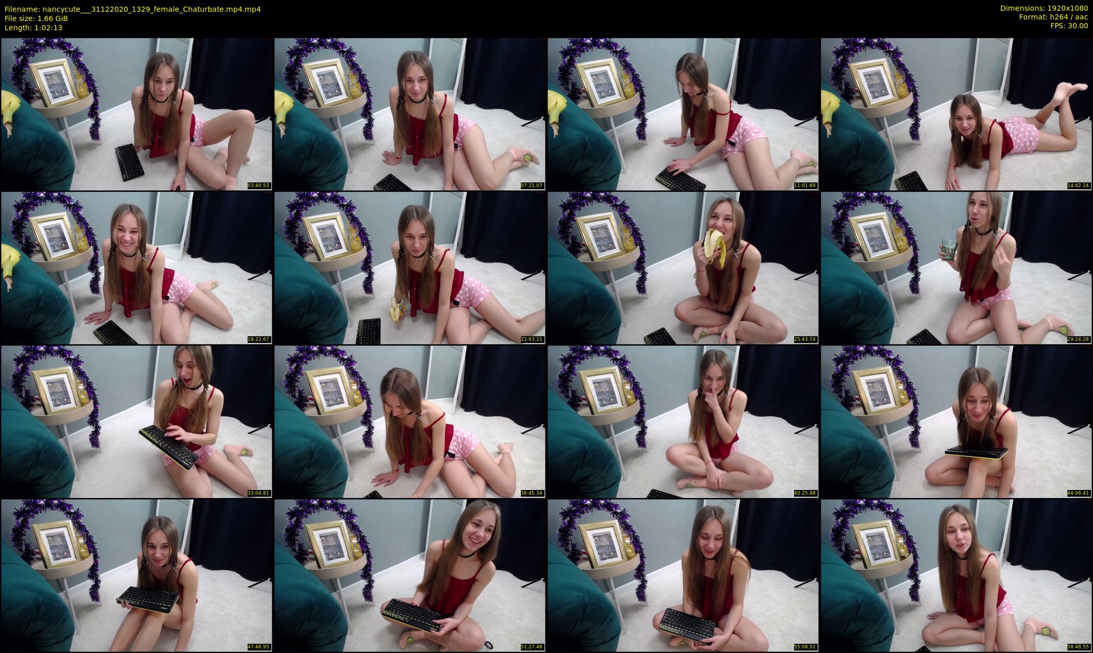 nancycute__ — 63 minute Chaturbate female cam show recording, 1080p, Dec 31, 2020