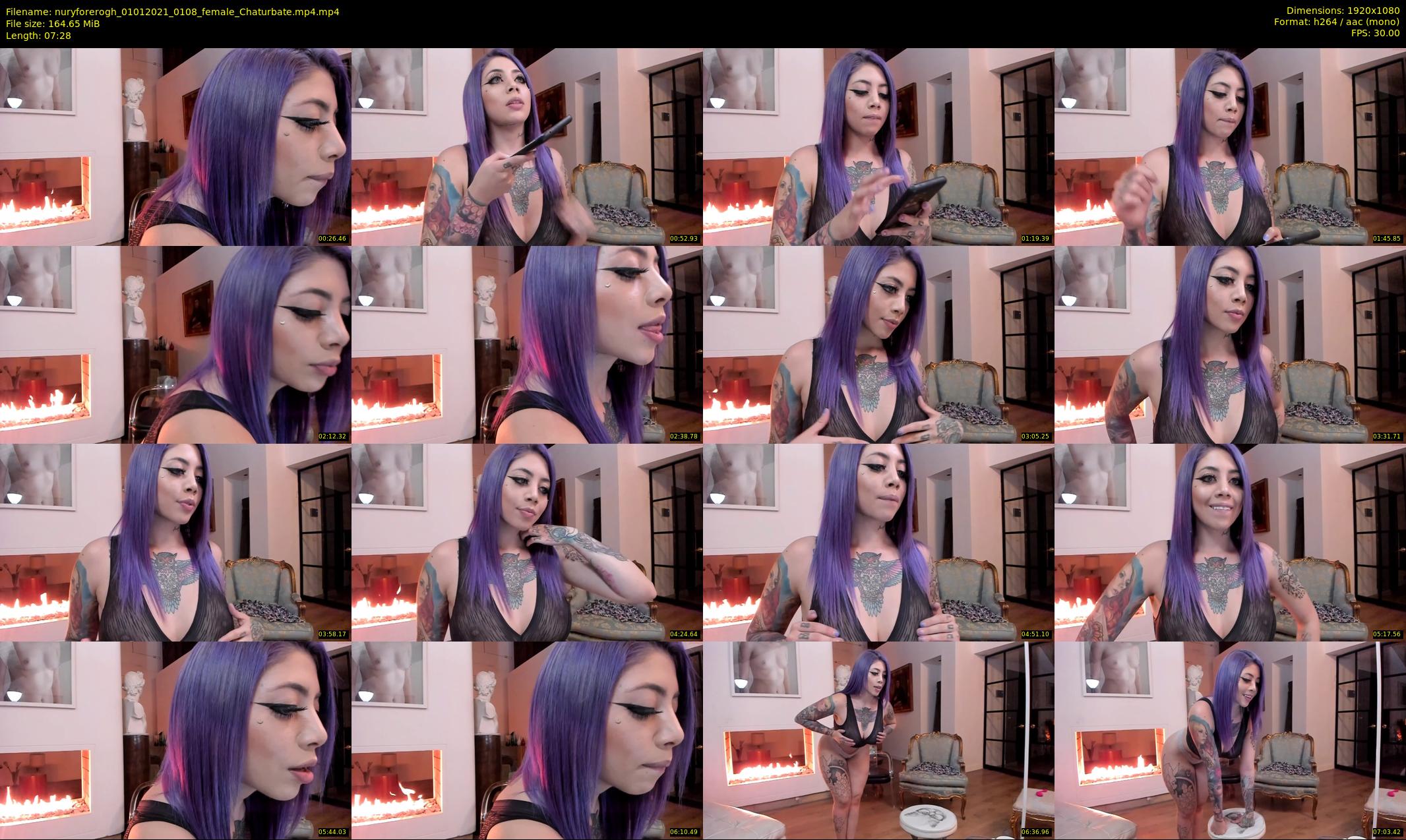 nuryforerogh — 8 minute Chaturbate female cam show recording, 1080p, Jan 1, 2021