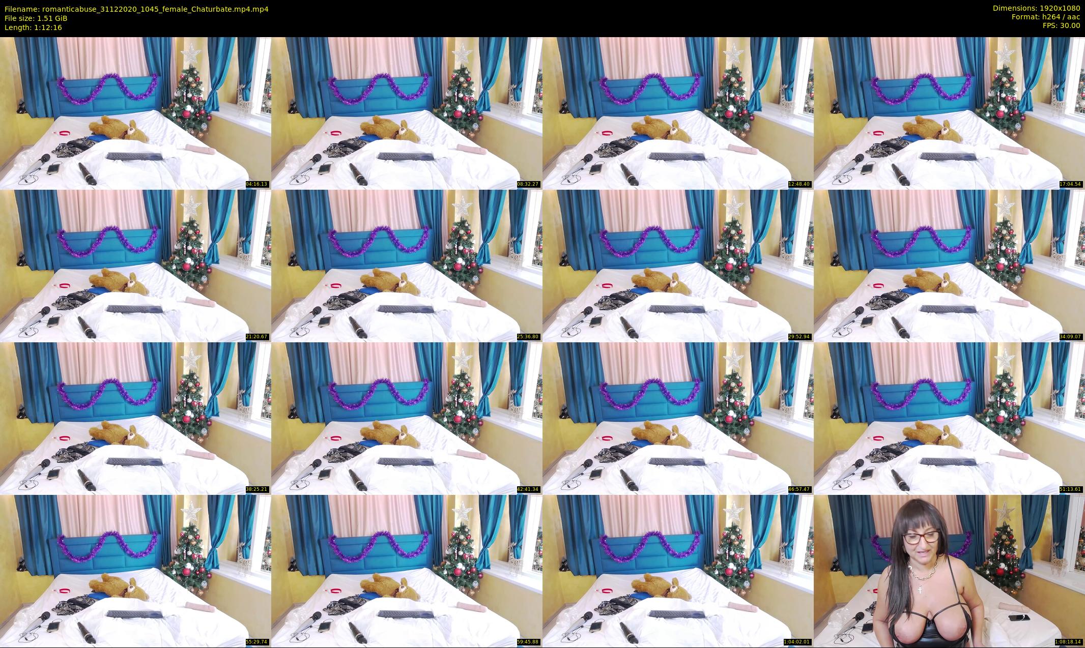 romanticabuse — 73 minute Chaturbate female cam show recording, 1080p, Dec 31, 2020