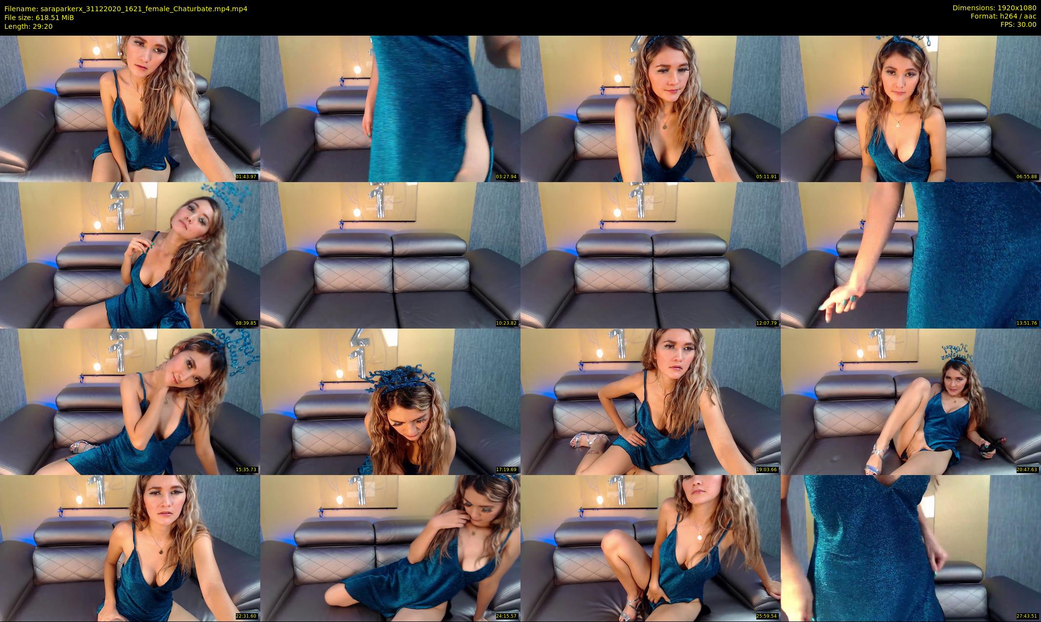 saraparkerx — 30 minute Chaturbate female cam show recording, 1080p, Dec 31, 2020