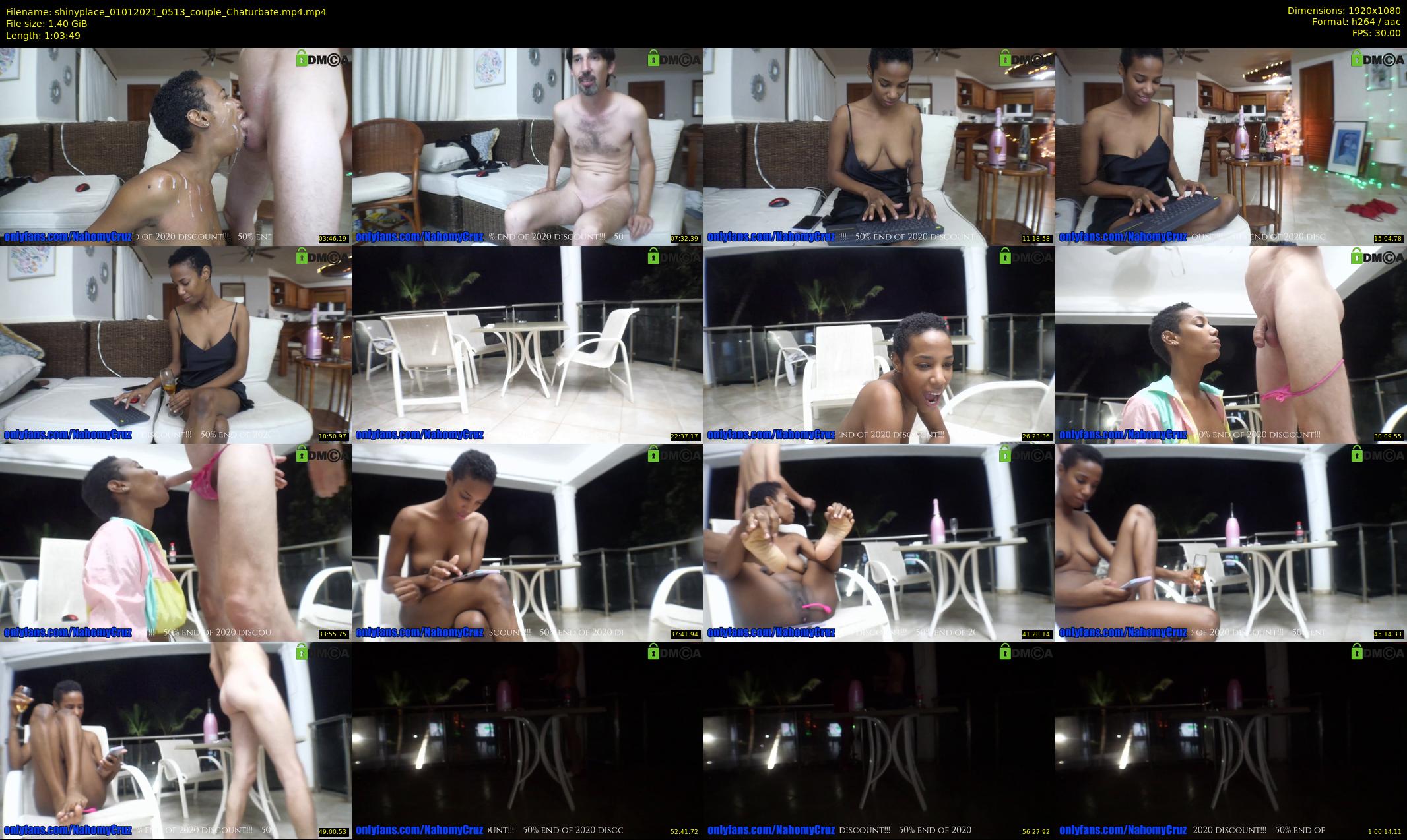 shinyplace — 64 minute Chaturbate couple cam show recording, 1080p, Jan 1, 2021