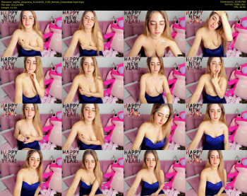 sophia_alejandra — 14 minute Chaturbate female cam show recording, 720p, Dec 31, 2020