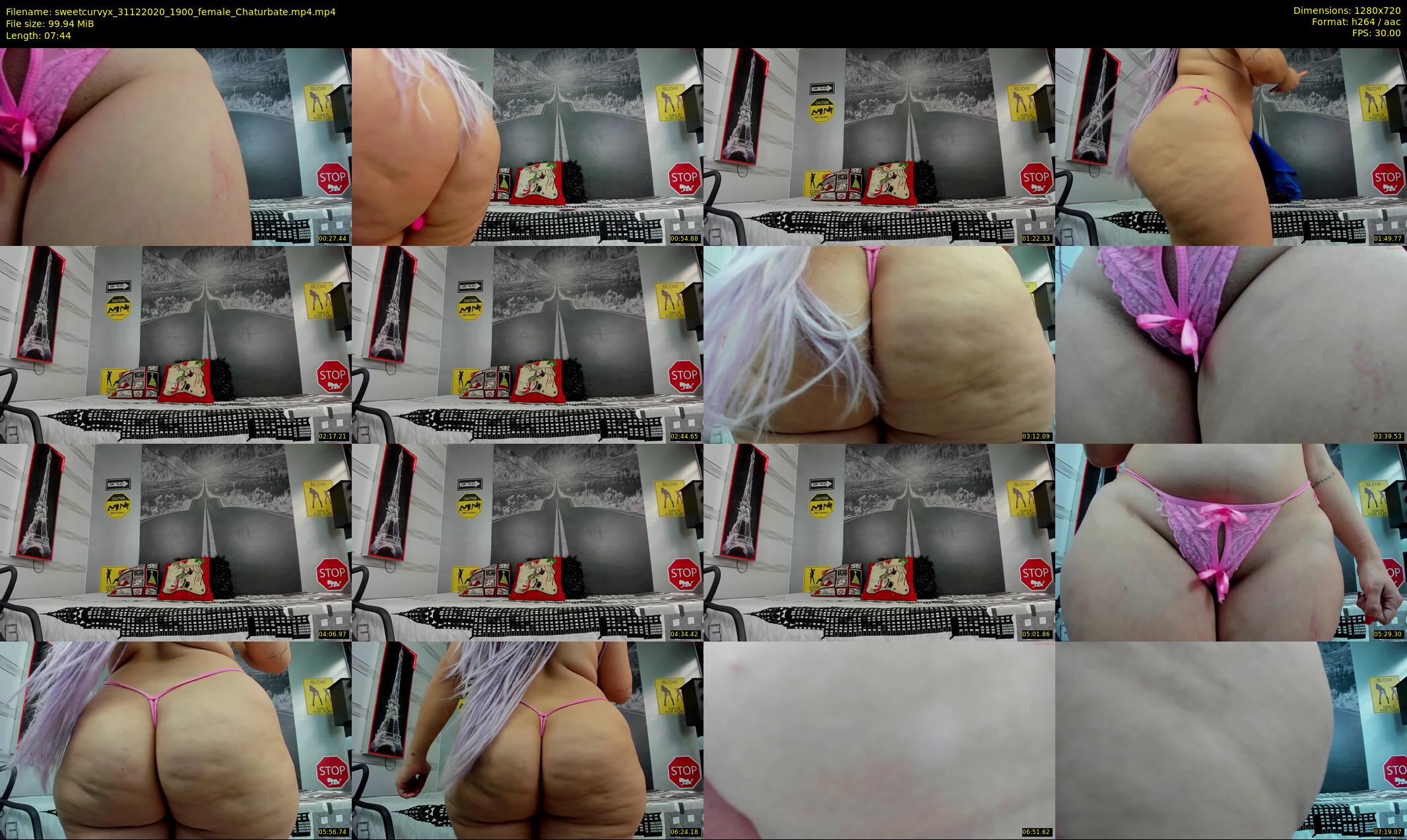 sweetcurvyx — 8 minute Chaturbate couple cam show recording, 720p, Dec 31, 2020