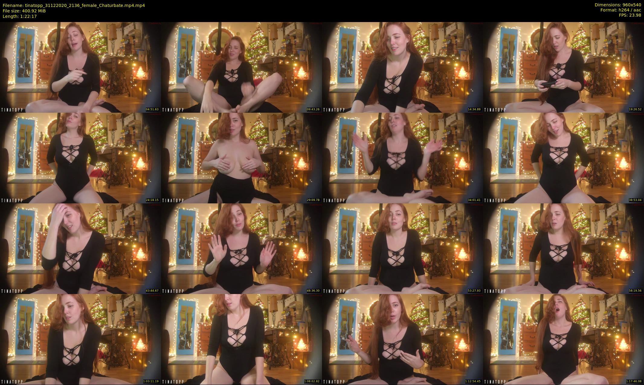 tinatopp — 83 minute Chaturbate female cam show recording, 480p, Dec 31, 2020