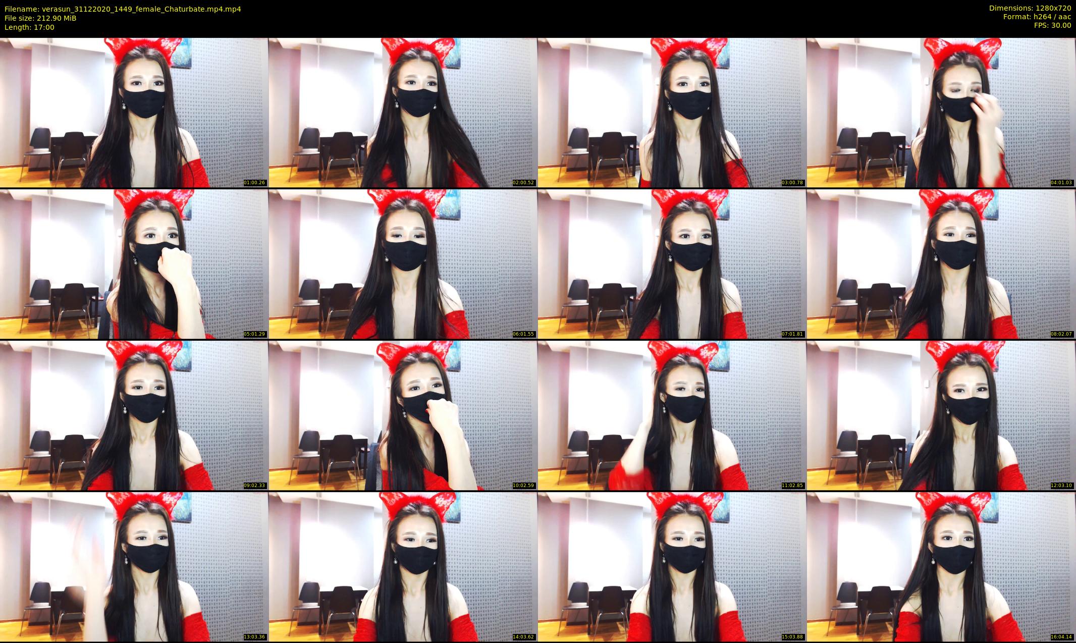 verasun — 17 minute Chaturbate female cam show recording, 720p, Dec 31, 2020
