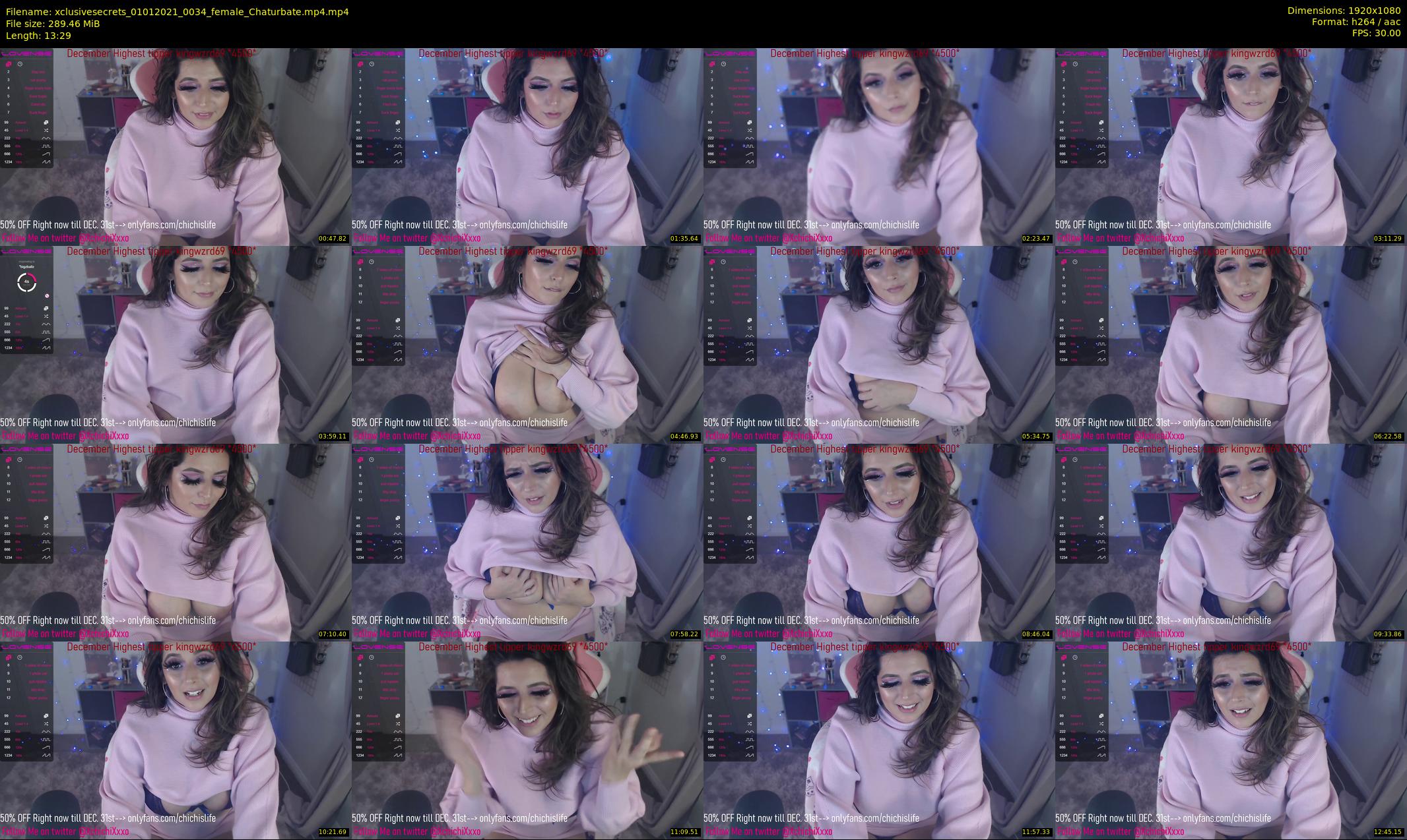 xclusivesecrets — 14 minute Chaturbate female cam show recording, 1080p, Jan 1, 2021