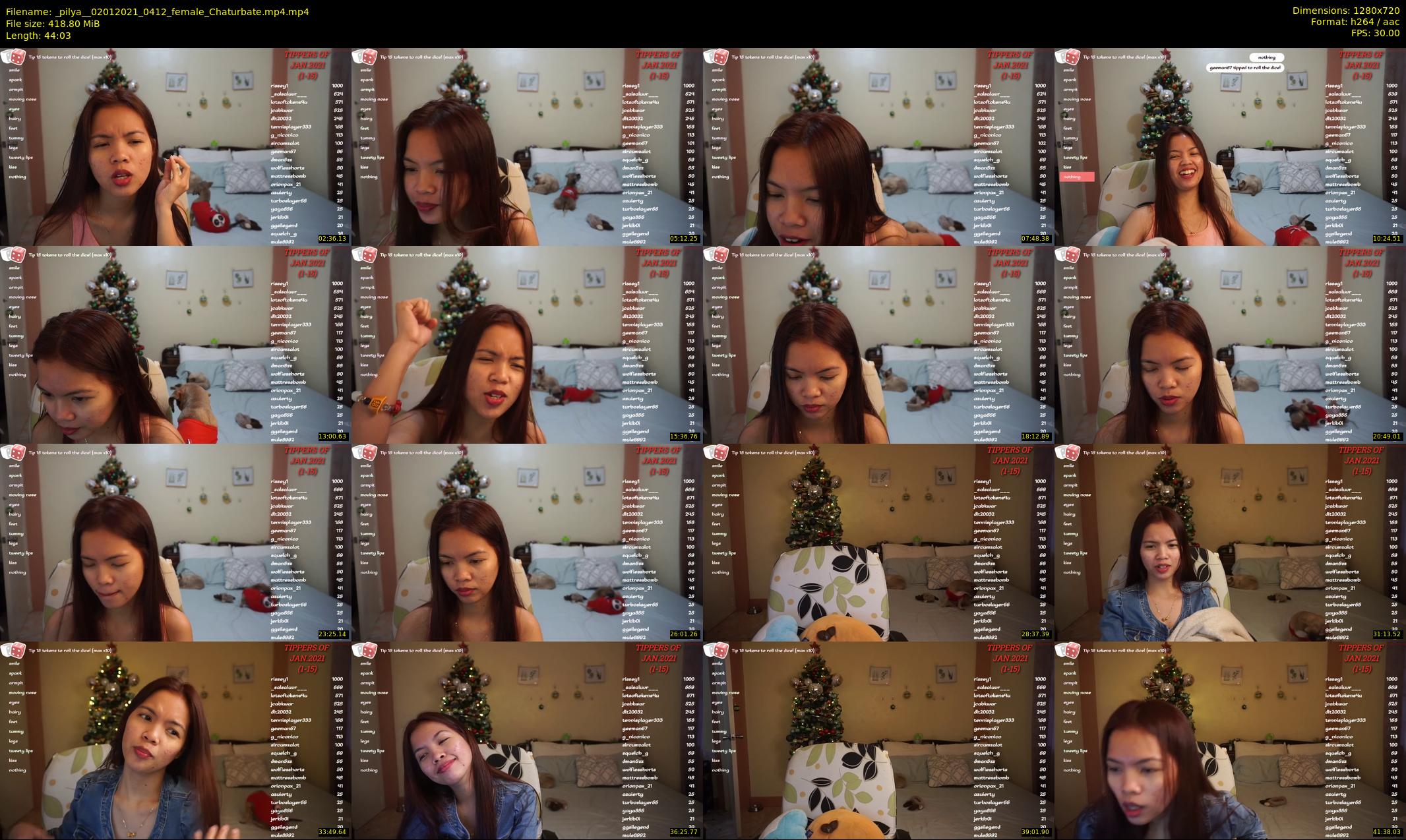 _pilya_ — 45 minute Chaturbate female cam show recording, 720p, Jan 2, 2021