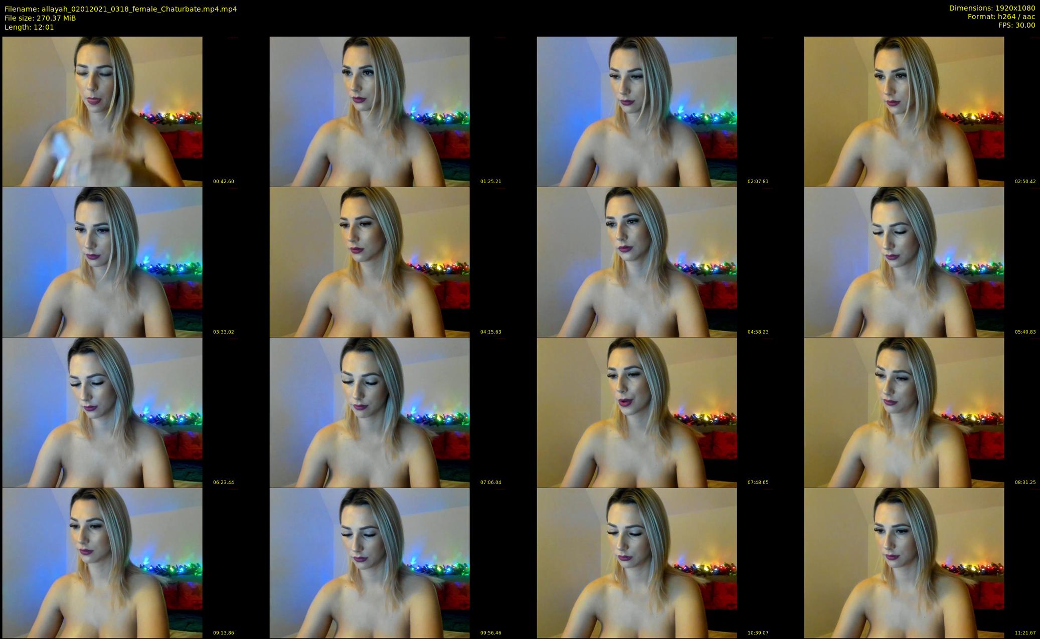allayah — 13 minute Chaturbate female cam show recording, 1080p, Jan 2, 2021