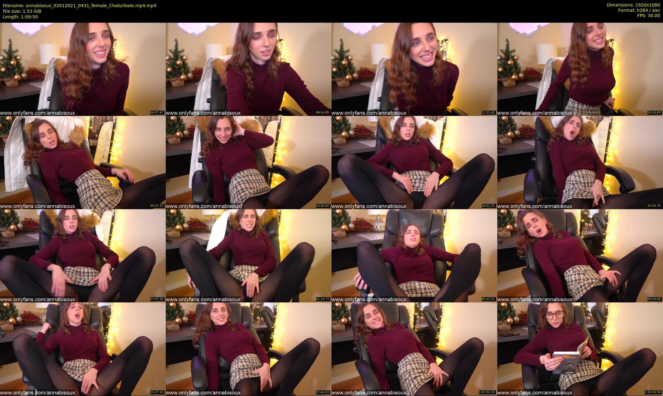 annabisoux — 70 minute Chaturbate female cam show recording, 1080p, Jan 2, 2021