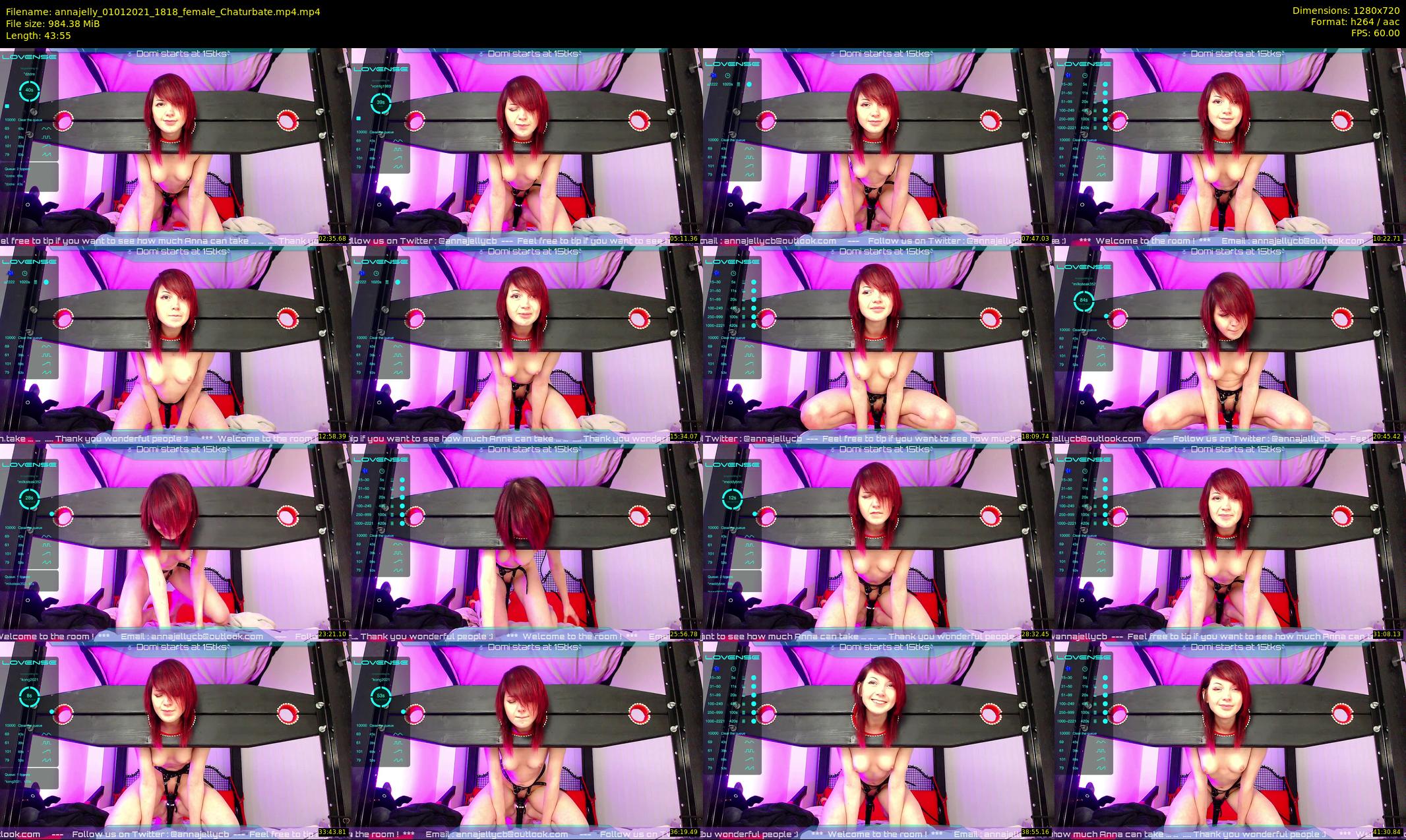 annajelly — 44 minute Chaturbate couple cam show recording, 720p, Jan 1, 2021