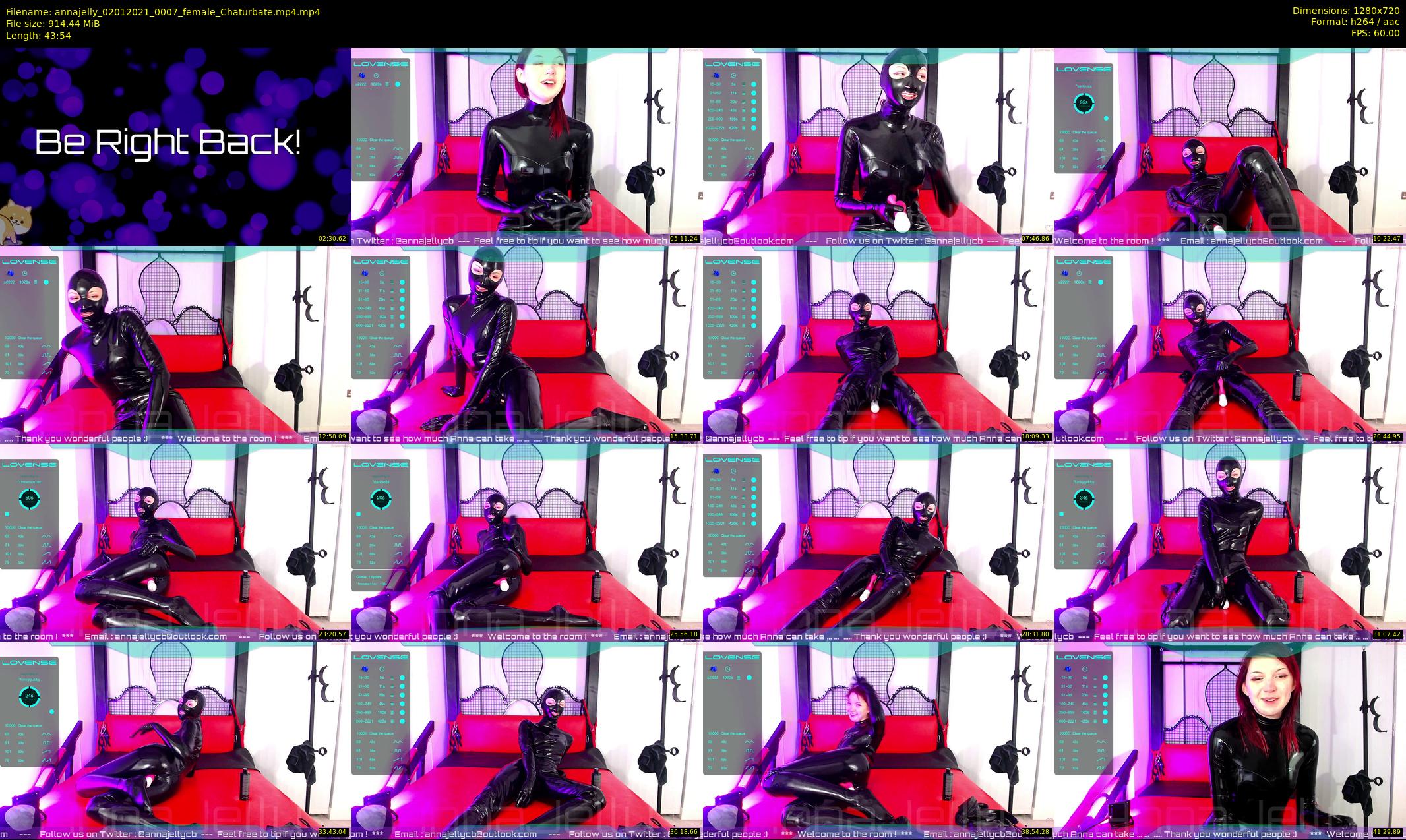 annajelly — 44 minute Chaturbate couple cam show recording, 720p, Jan 2, 2021