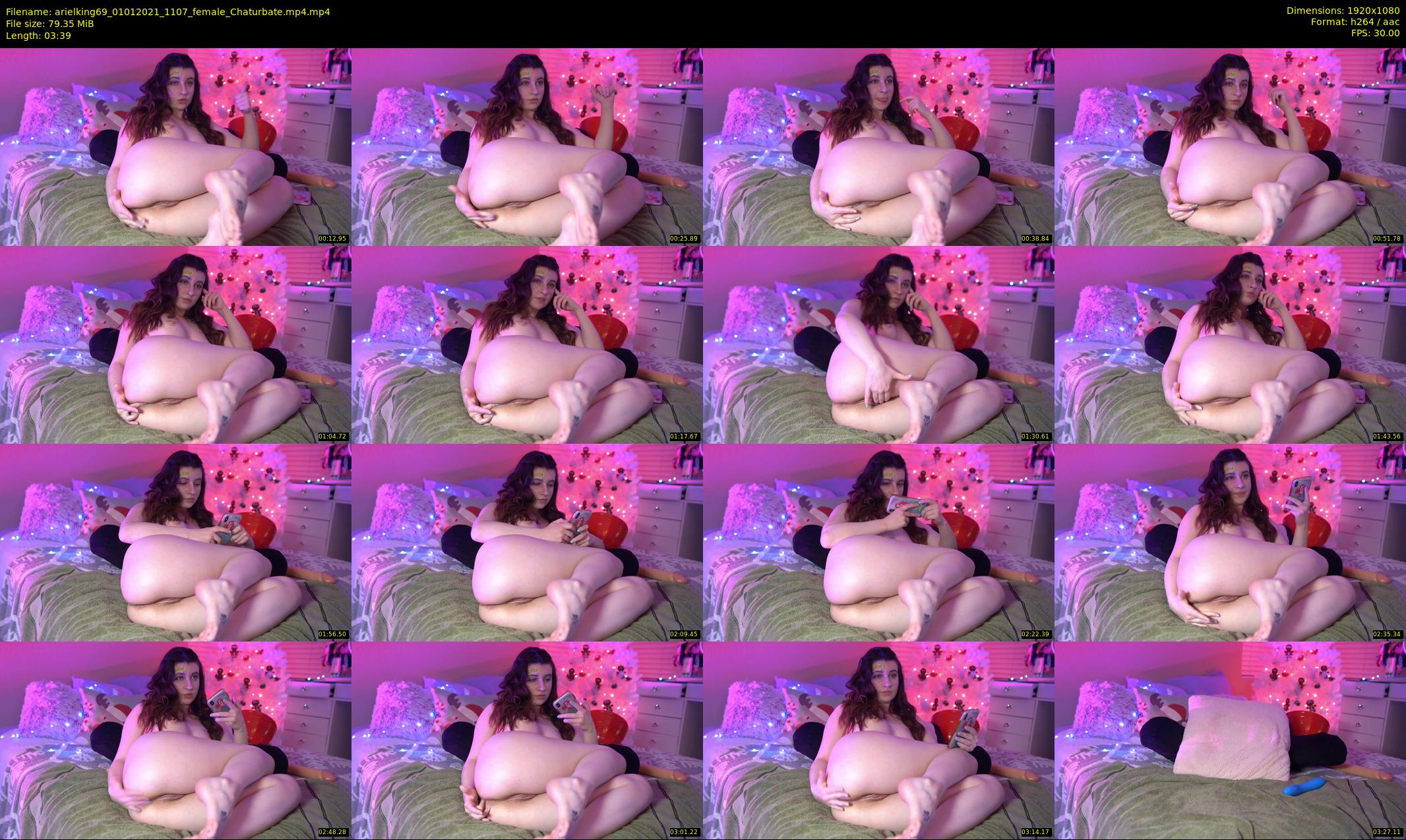 arielking69 — 4 minute Chaturbate female cam show recording, 1080p, Jan 1, 2021