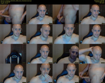 baldyboyy — 114 minute Chaturbate male cam show recording, 480p, Jan 2, 2021