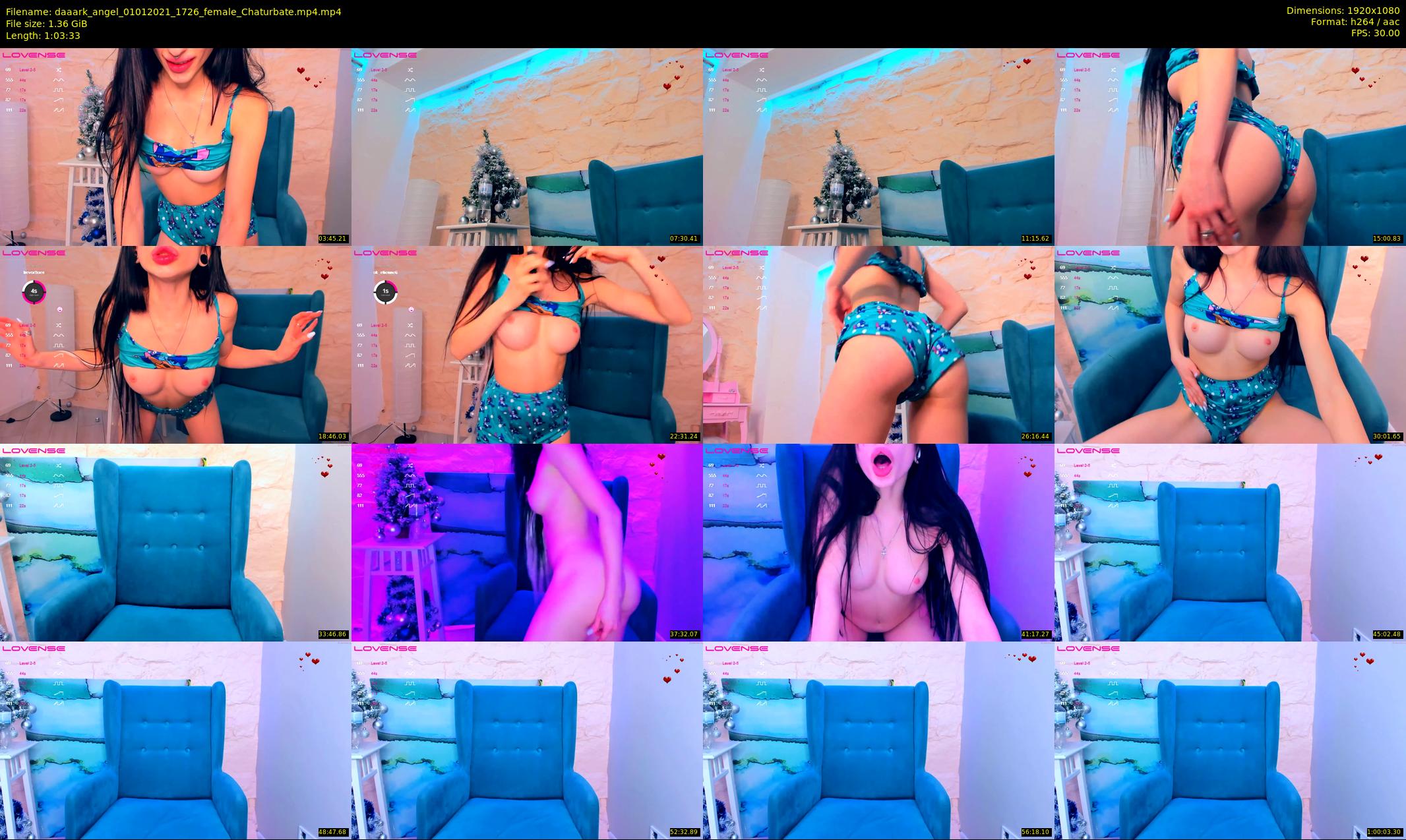 daaark_angel — 64 minute Chaturbate female cam show recording, 1080p, Jan 1, 2021