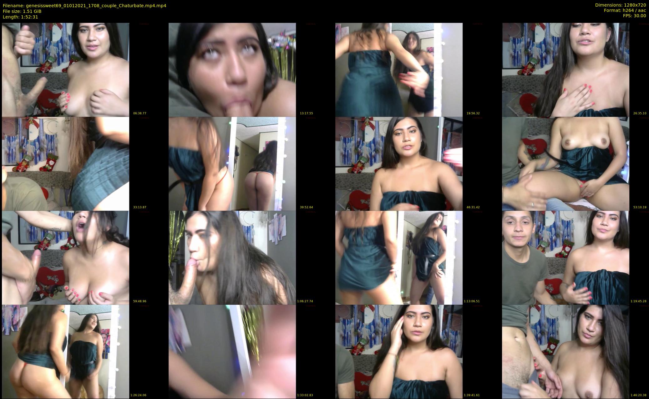 genesissweet69 — 113 minute Chaturbate couple cam show recording, 720p, Jan 1, 2021