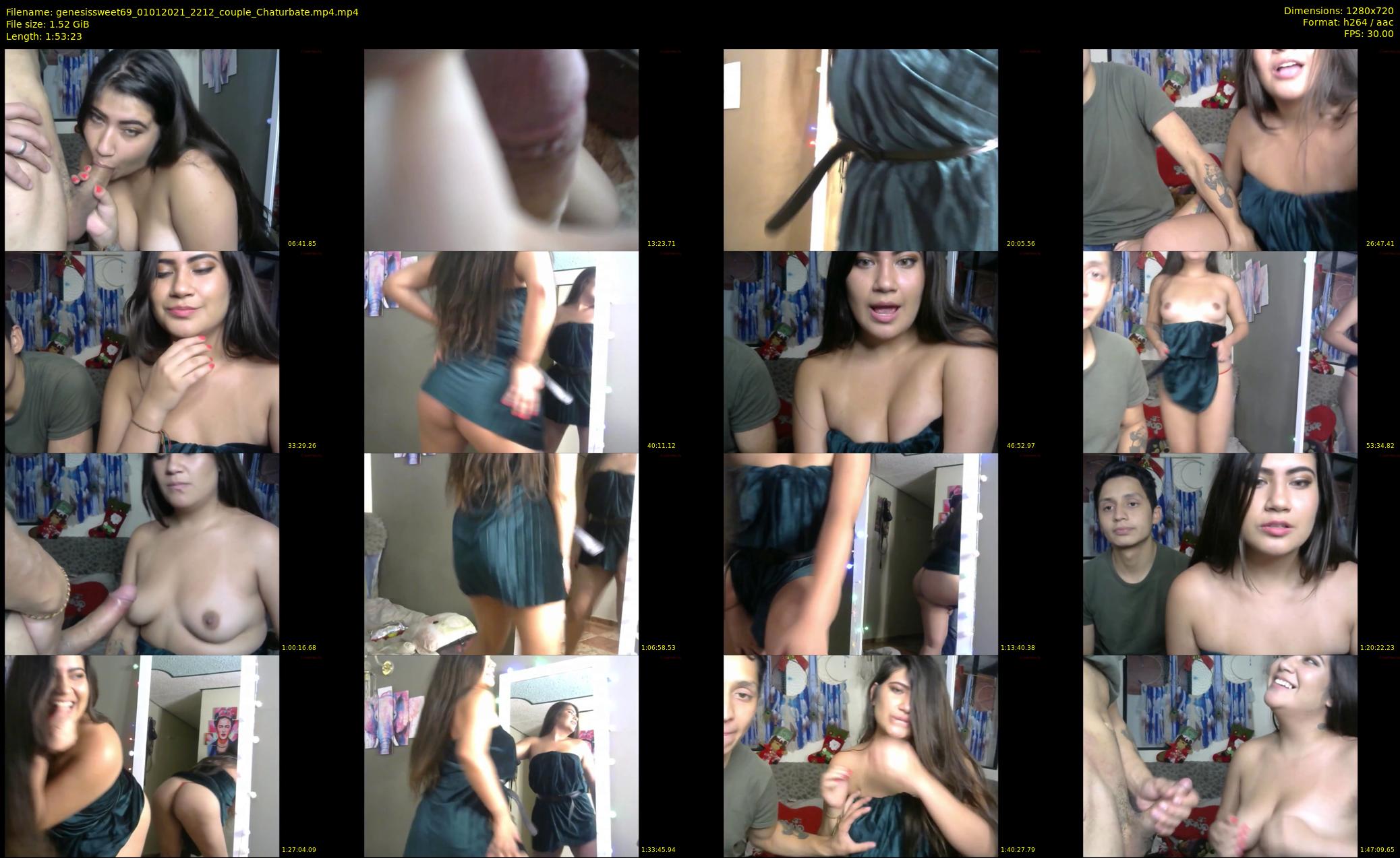 genesissweet69 — 114 minute Chaturbate couple cam show recording, 720p, Jan 1, 2021