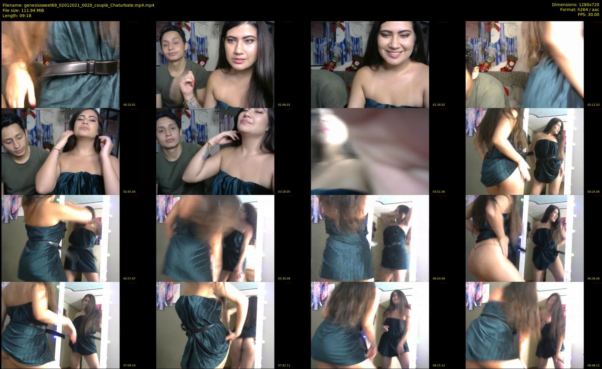 genesissweet69 — 10 minute Chaturbate couple cam show recording, 720p, Jan 2, 2021