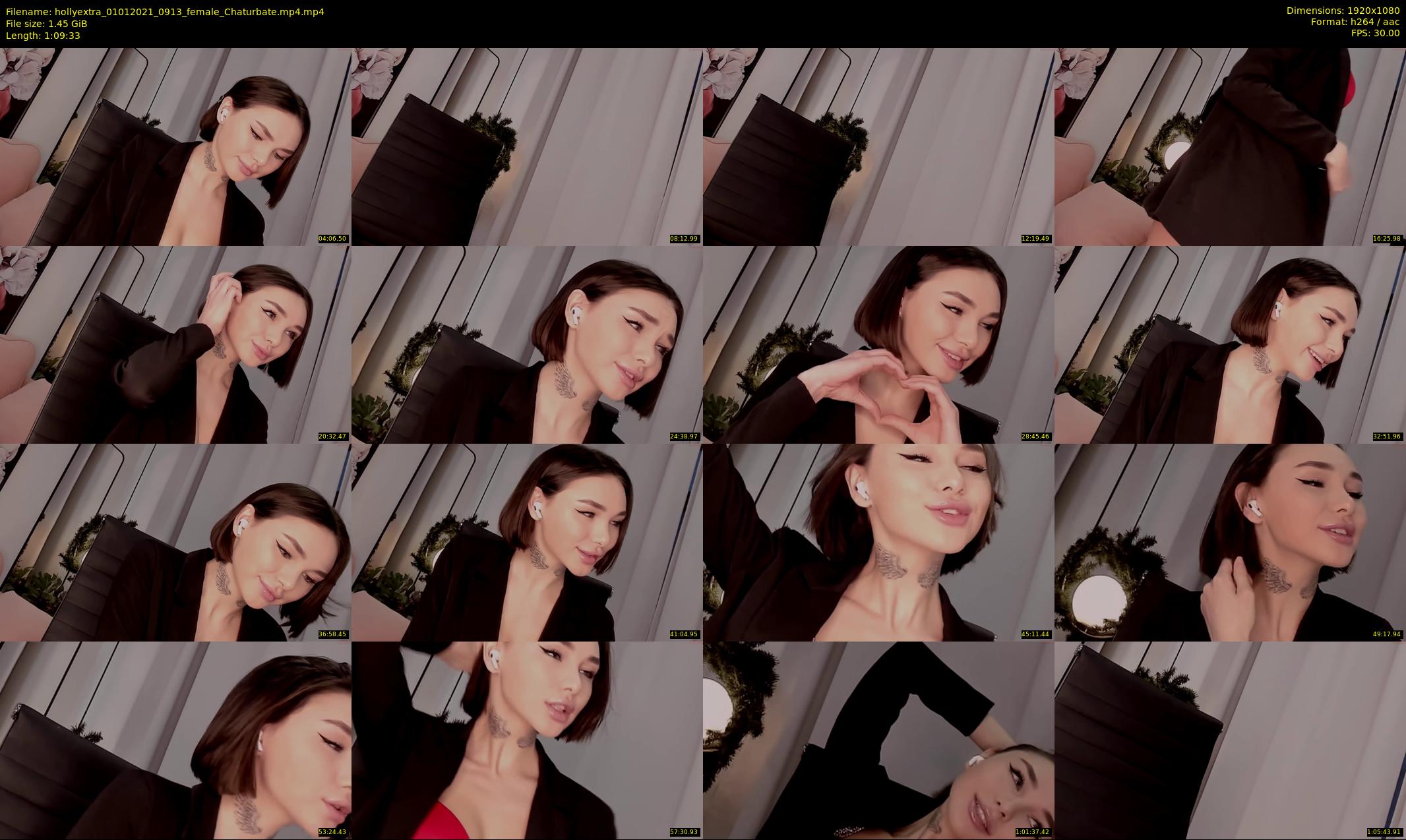 hollyextra — 70 minute Chaturbate female cam show recording, 1080p, Jan 1, 2021