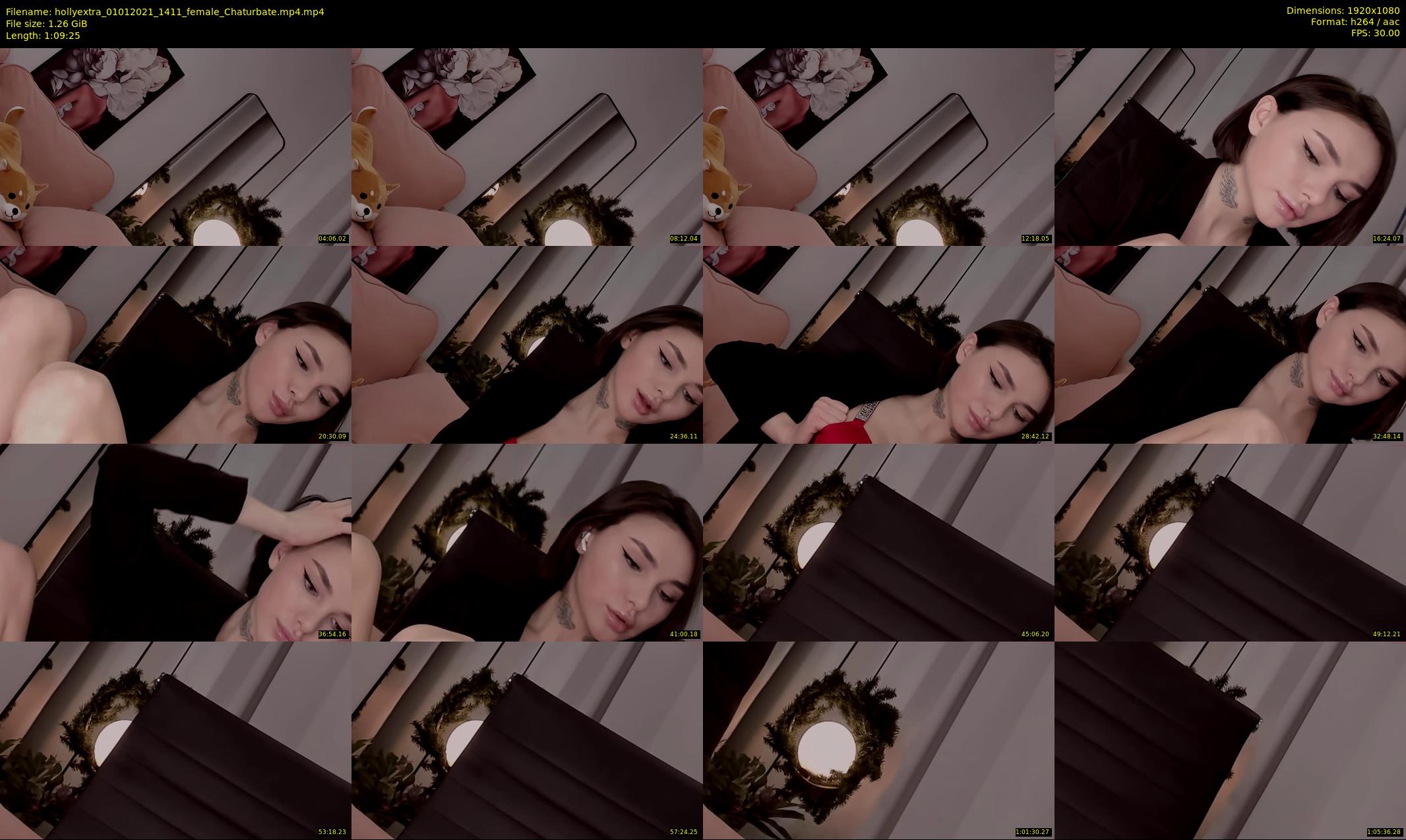 hollyextra — 70 minute Chaturbate female cam show recording, 1080p, Jan 1, 2021