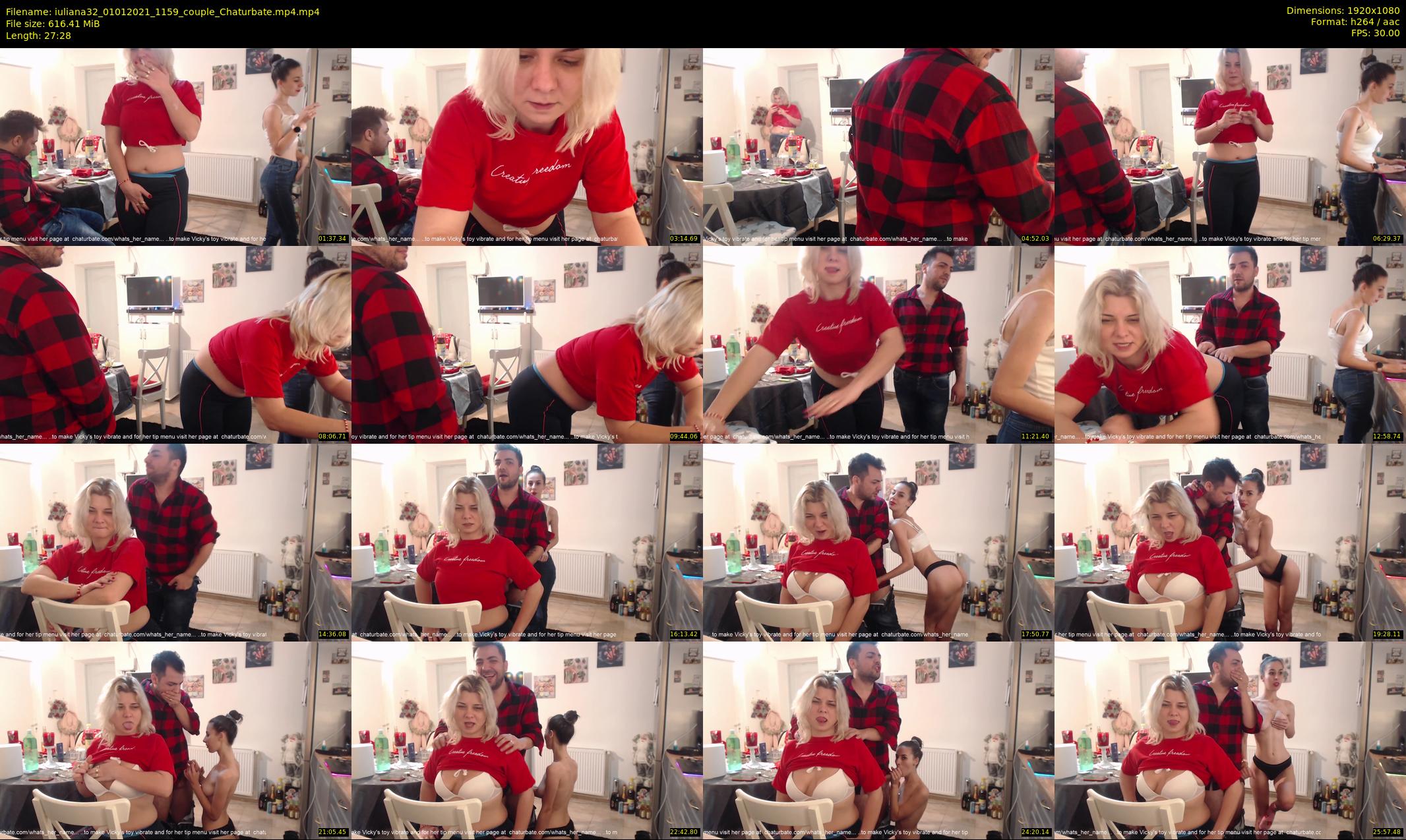iuliana32 — 28 minute Chaturbate couple cam show recording, 1080p, Jan 1, 2021