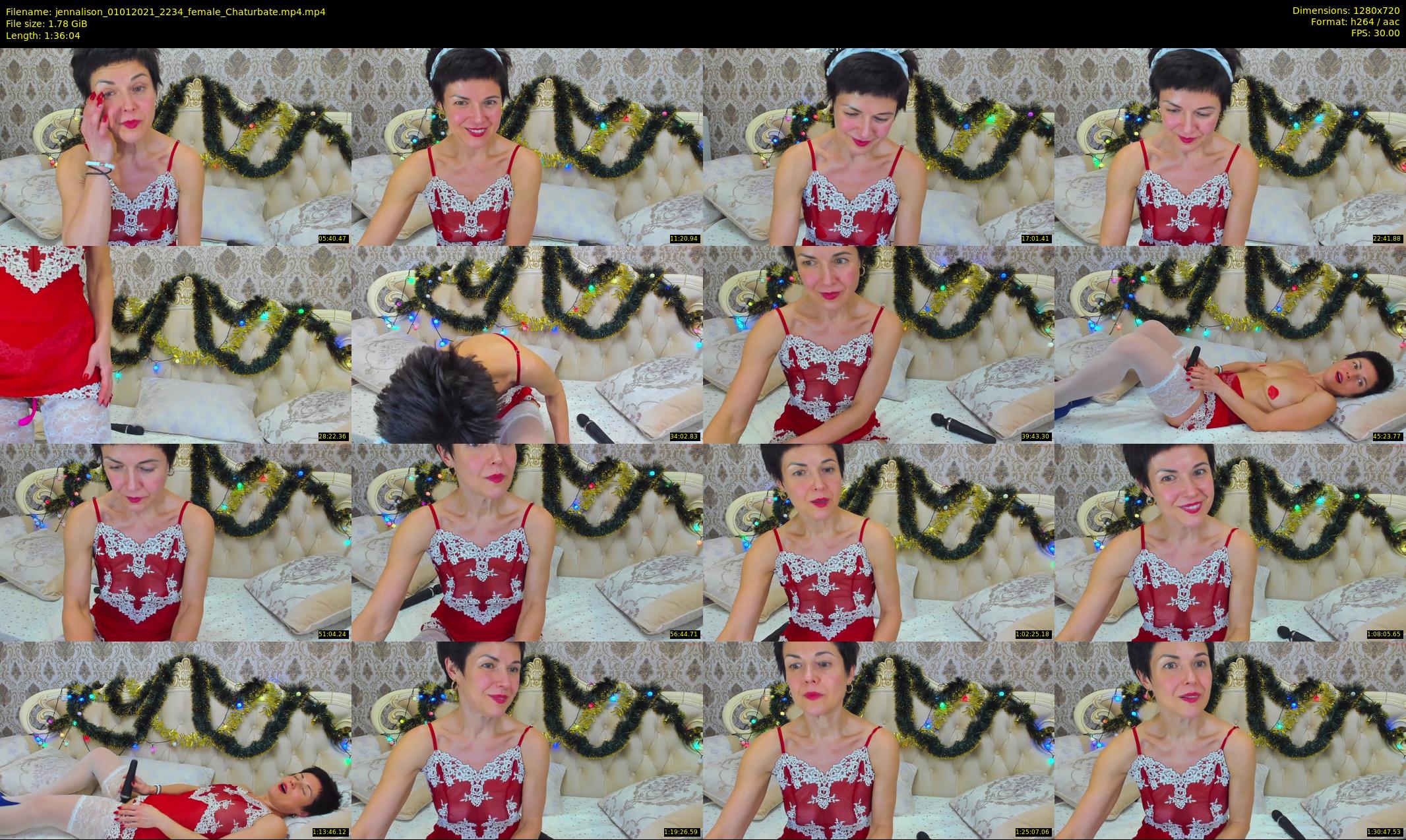 jennalison — 97 minute Chaturbate female cam show recording, 720p, Jan 1, 2021