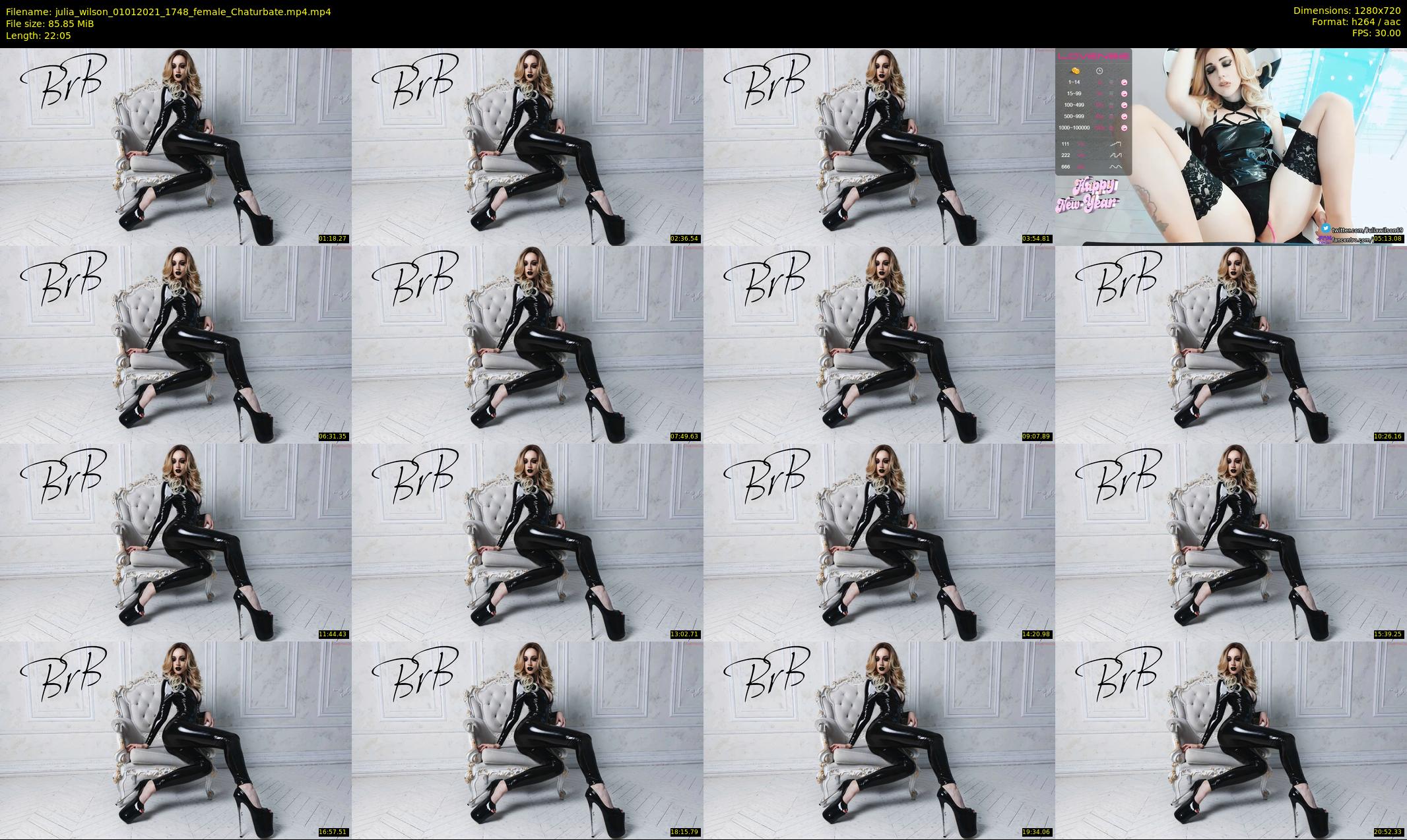 julia_wilson — 23 minute Chaturbate female cam show recording, 720p, Jan 1, 2021