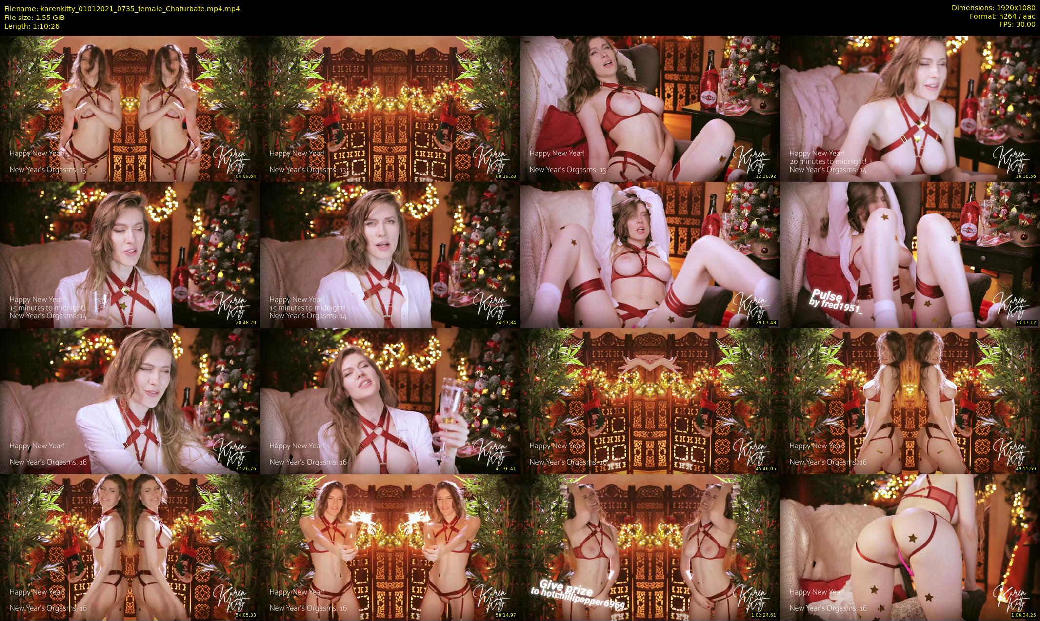 karenkitty — 71 minute Chaturbate female cam show recording, 1080p, Jan 1, 2021